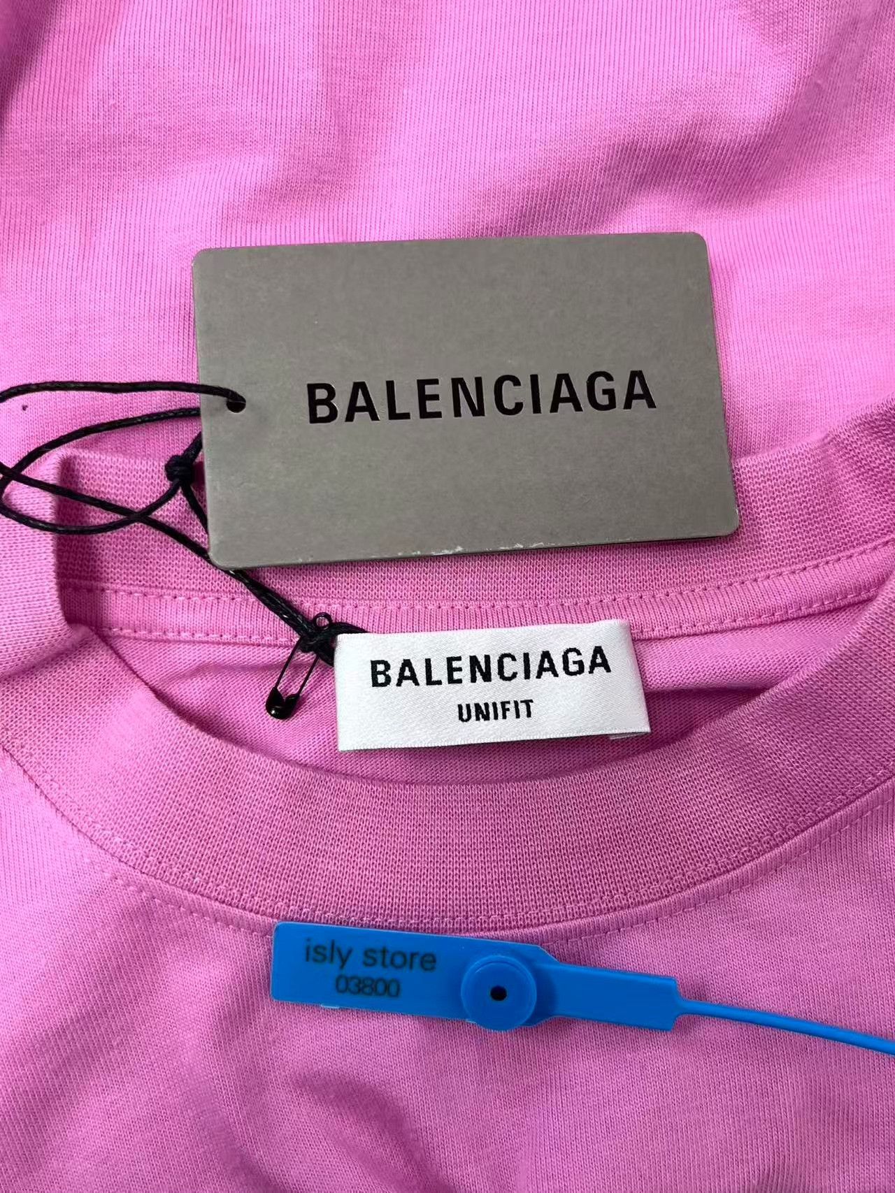 Balenciaga Balenciaga Pink Embroidered Logo T-Shirt Size 2 Size US M / EU 48-50 / 2 - 6 Thumbnail