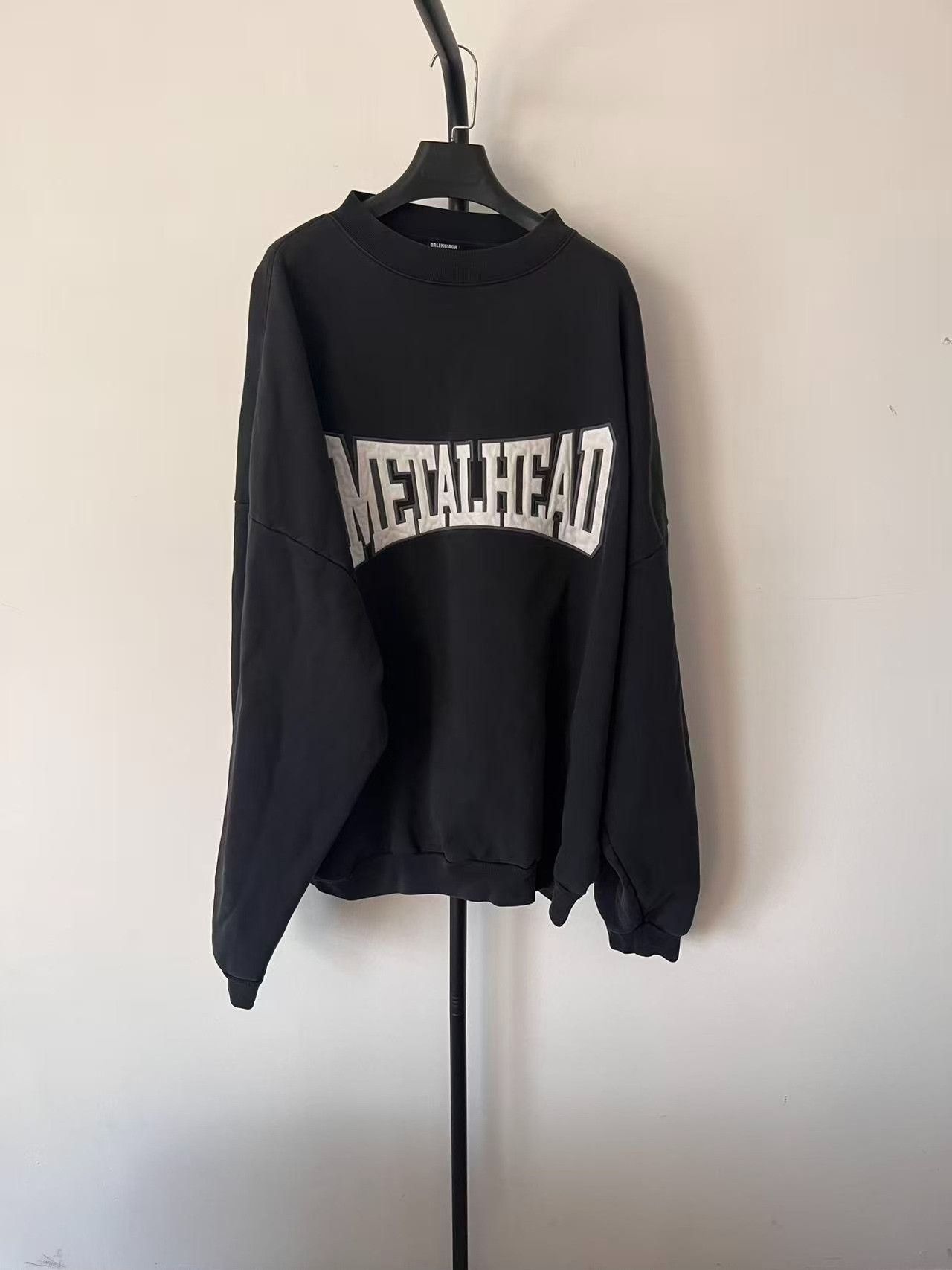 Balenciaga Balenciaga Metalhead Patch Sweatshirt L Size US L / EU 52-54 / 3 - 2 Thumbnail