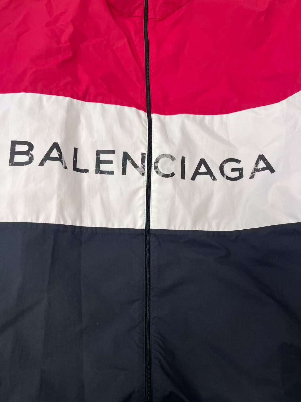 Balenciaga Balenciaga Colorblock Logo Track Jacket 40 Size US XXS / EU 40 - 4 Thumbnail