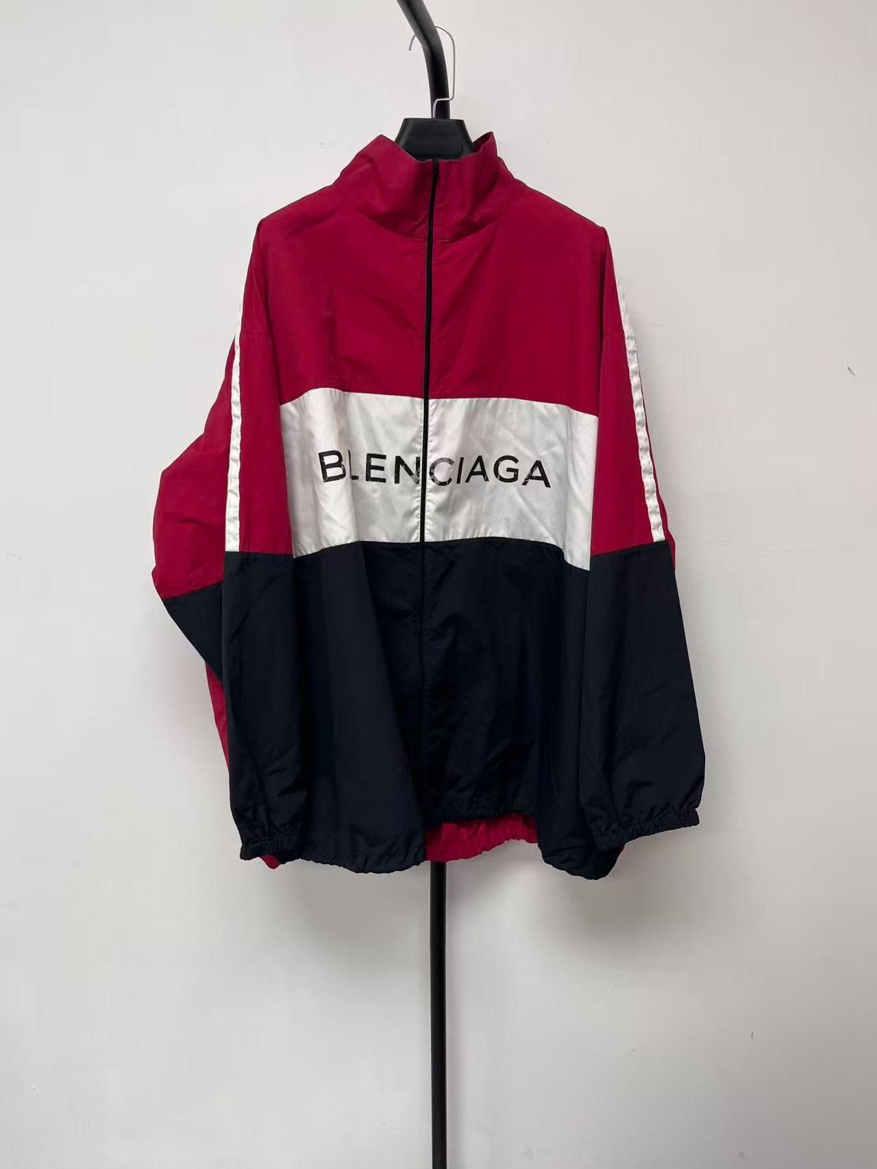 Balenciaga Balenciaga Colorblock Logo Track Jacket 40 Size US XXS / EU 40 - 2 Thumbnail