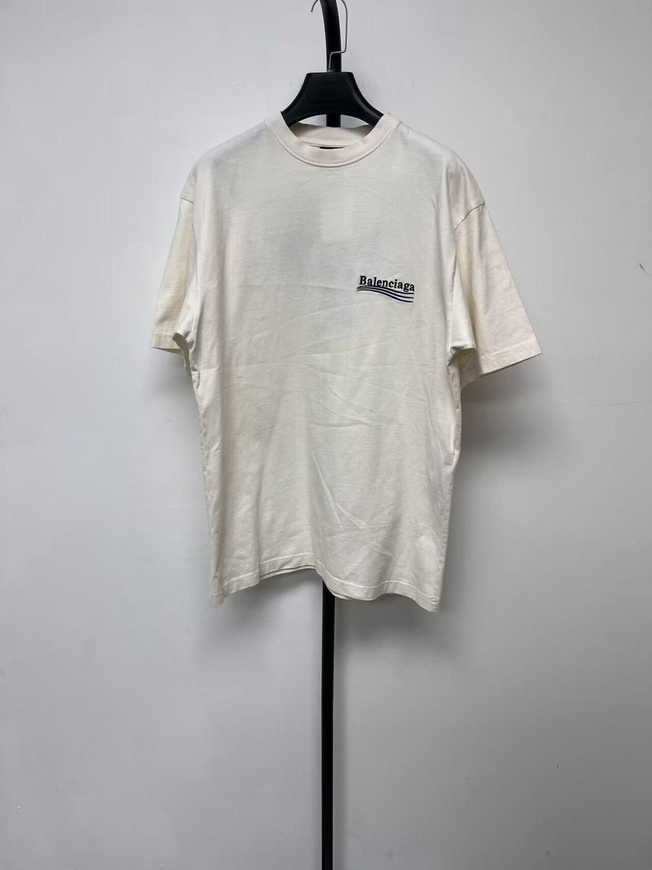 Balenciaga Balenciaga Wave Logo T-Shirt XXS Size US XXS / EU 40 - 2 Thumbnail