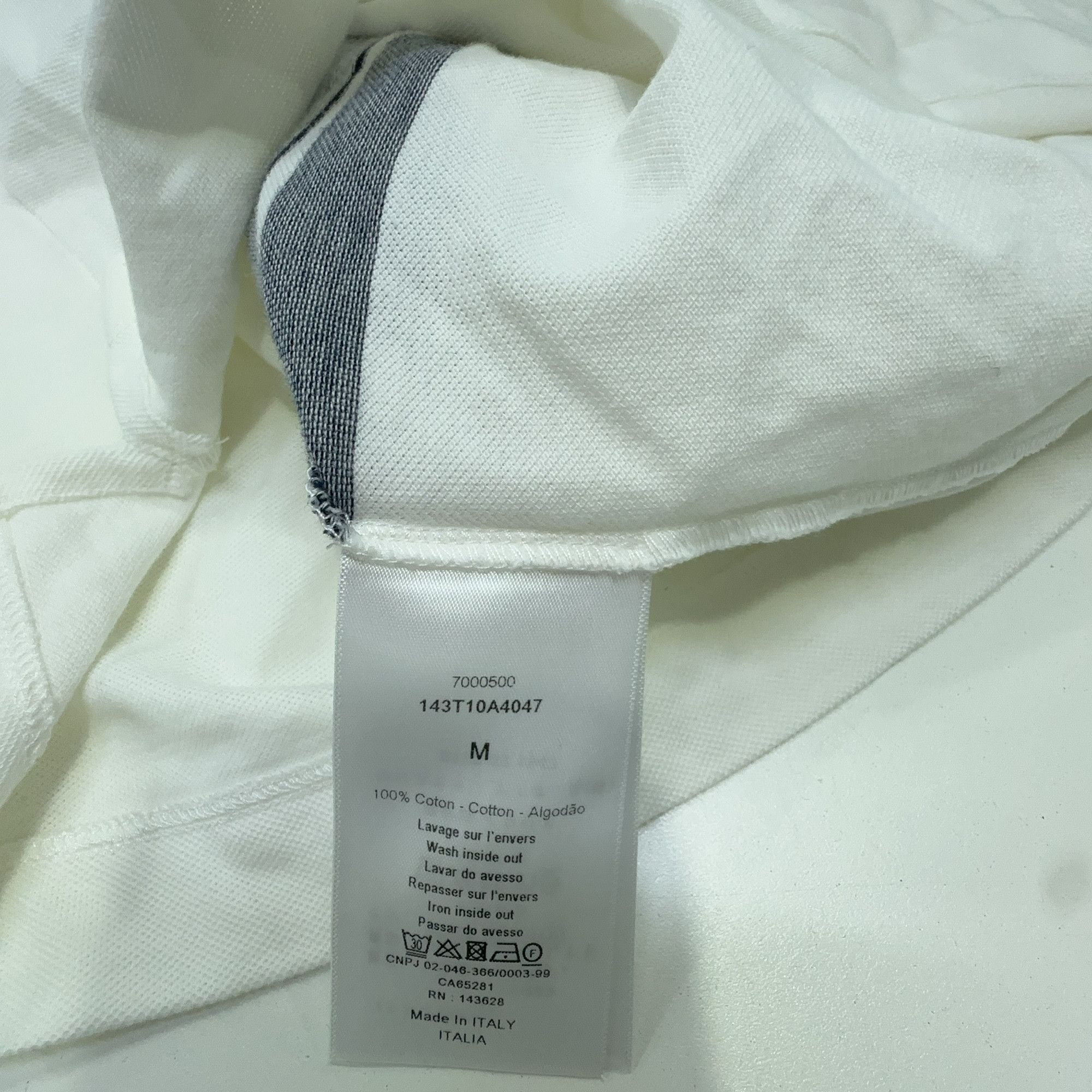 Dior Dior Striped Logo Embroidery Polo Shirt M Size M / US 6-8 / IT 42-44 - 4 Thumbnail