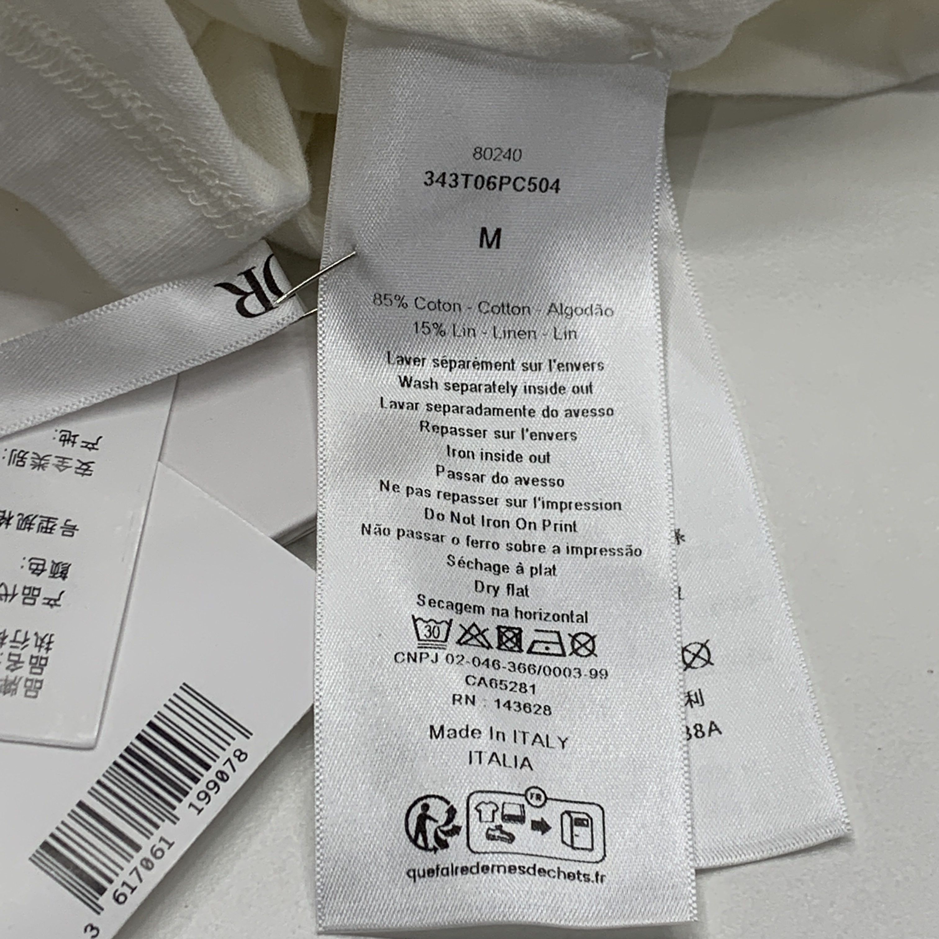 Dior Dior Peacock Print L'Union Fait La Force Tee M Size M / US 6-8 / IT 42-44 - 4 Thumbnail