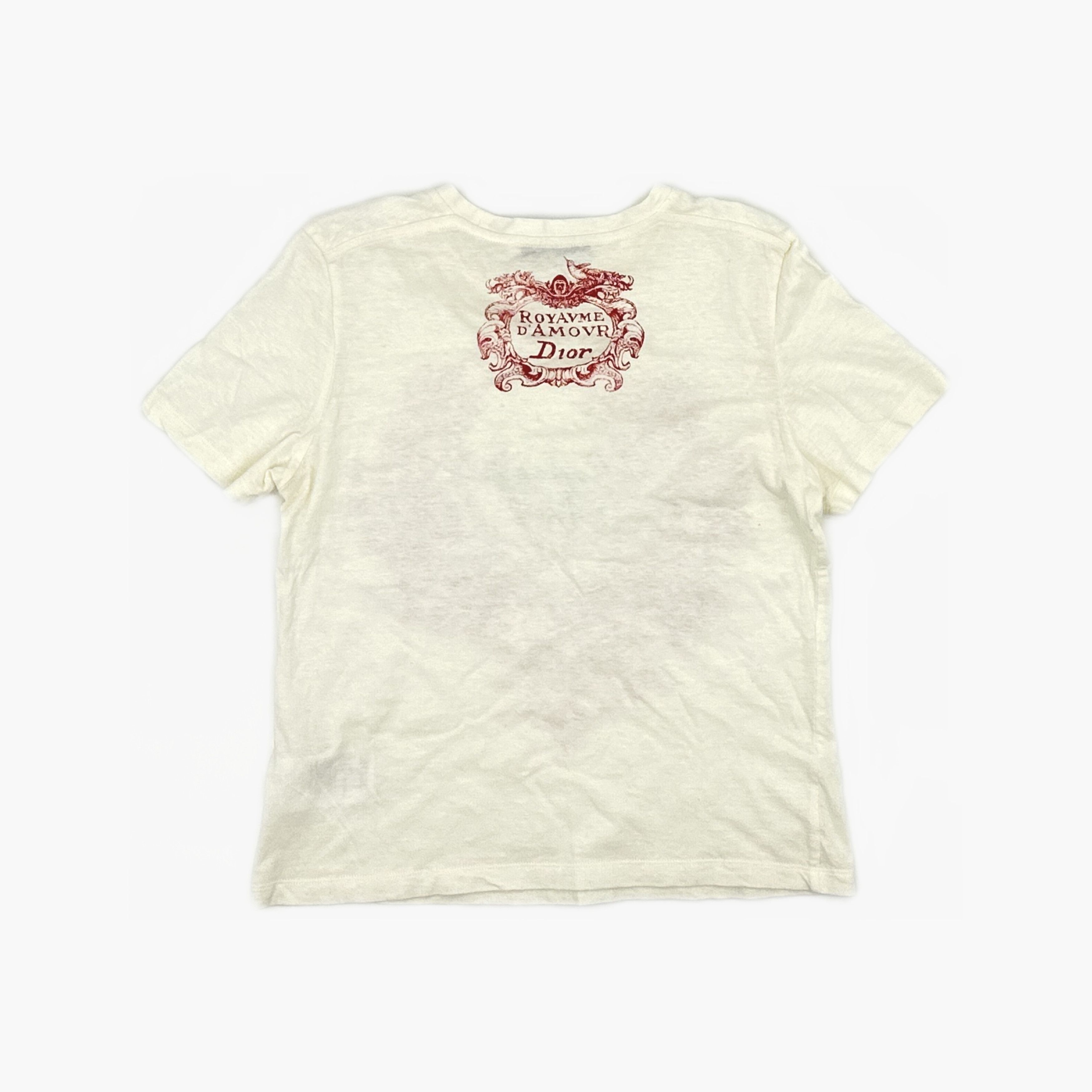 Dior Dior Royaume d'Amour Heart Print T-Shirt XS Size XS / US 0-2 / IT 36-38 - 2 Thumbnail