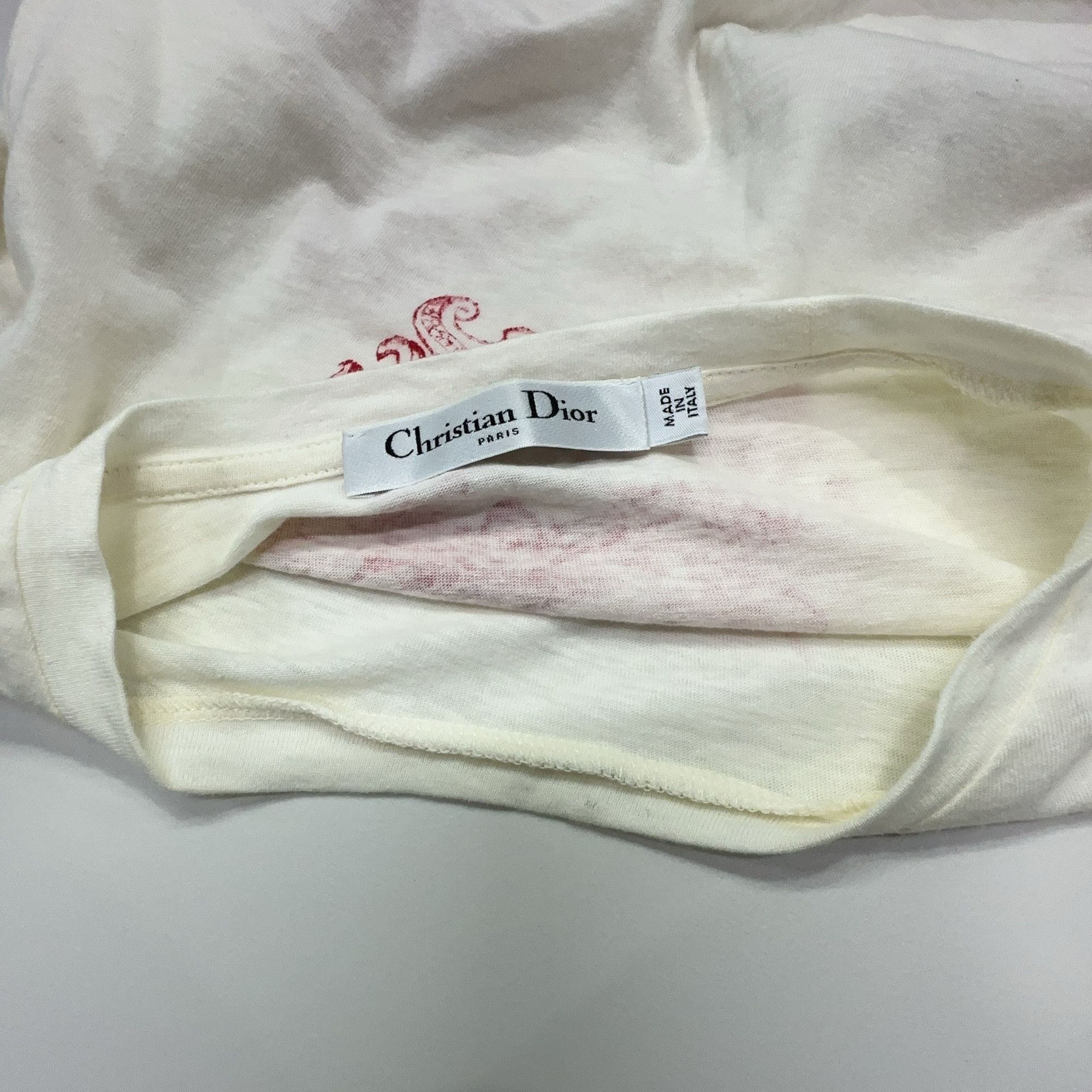 Dior Dior Royaume d'Amour Heart Print T-Shirt XS Size XS / US 0-2 / IT 36-38 - 8 Thumbnail