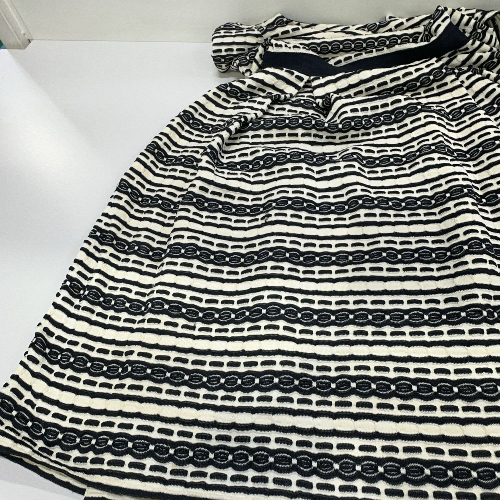 Dior Dior Patterned Short Sleeve Midi Dress 36 Size XS / US 0-2 / IT 36-38 - 9 Thumbnail