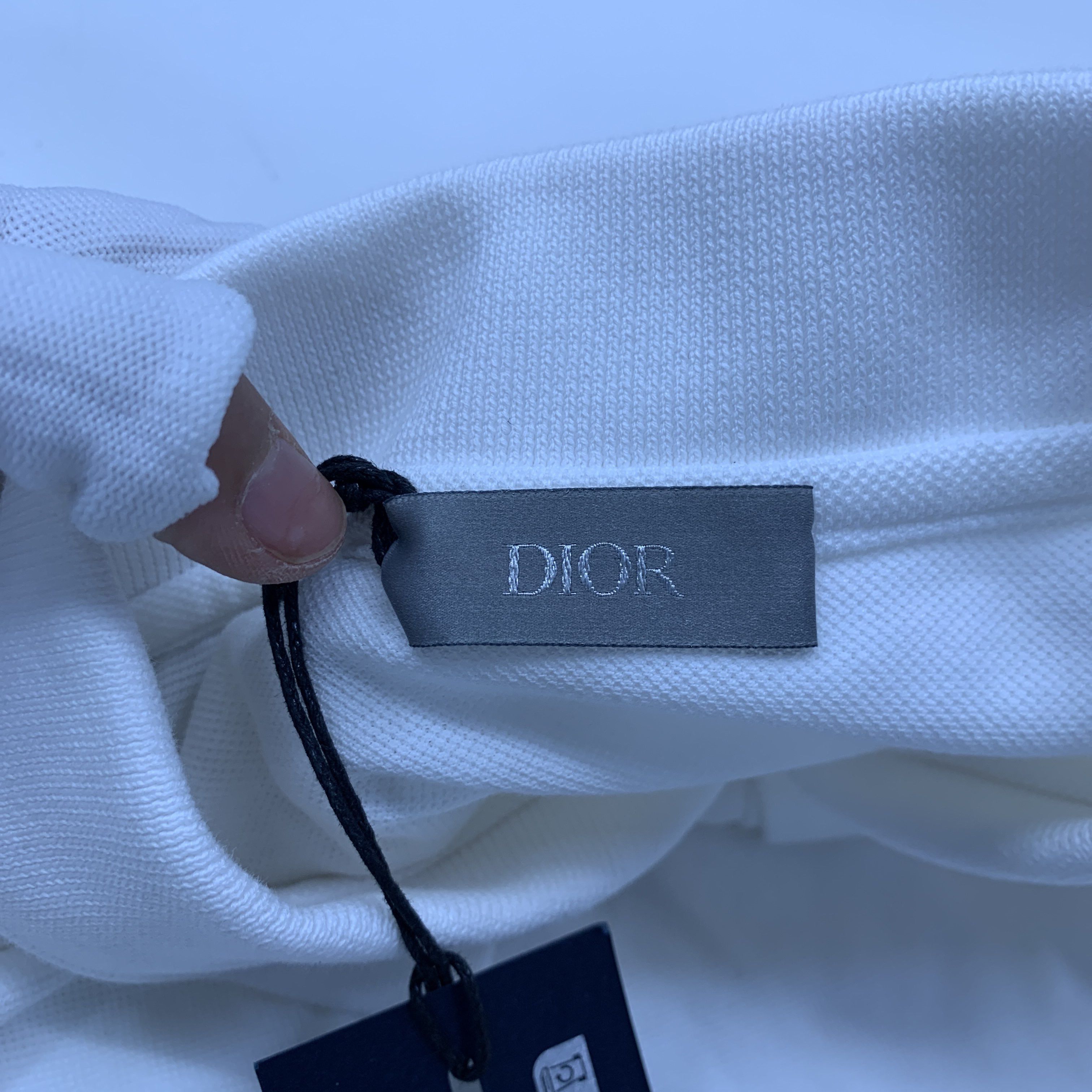 Dior Dior Embroidered CD Logo Polo Shirt L Size US L / EU 52-54 / 3 - 3 Thumbnail