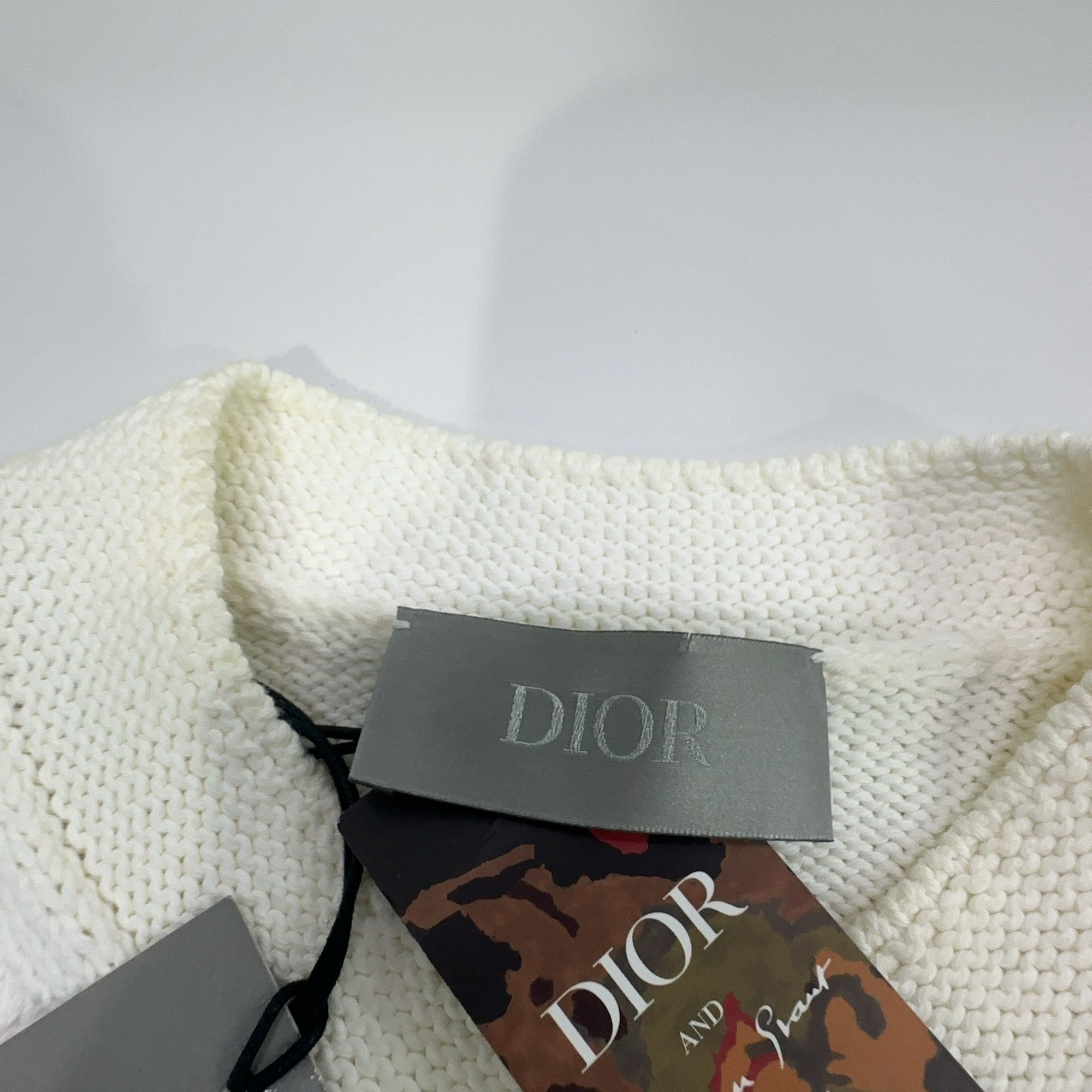 Dior Dior SS23 Jacquard Dog Graphic Cotton Sweater S Size US S / EU 44-46 / 1 - 4 Thumbnail