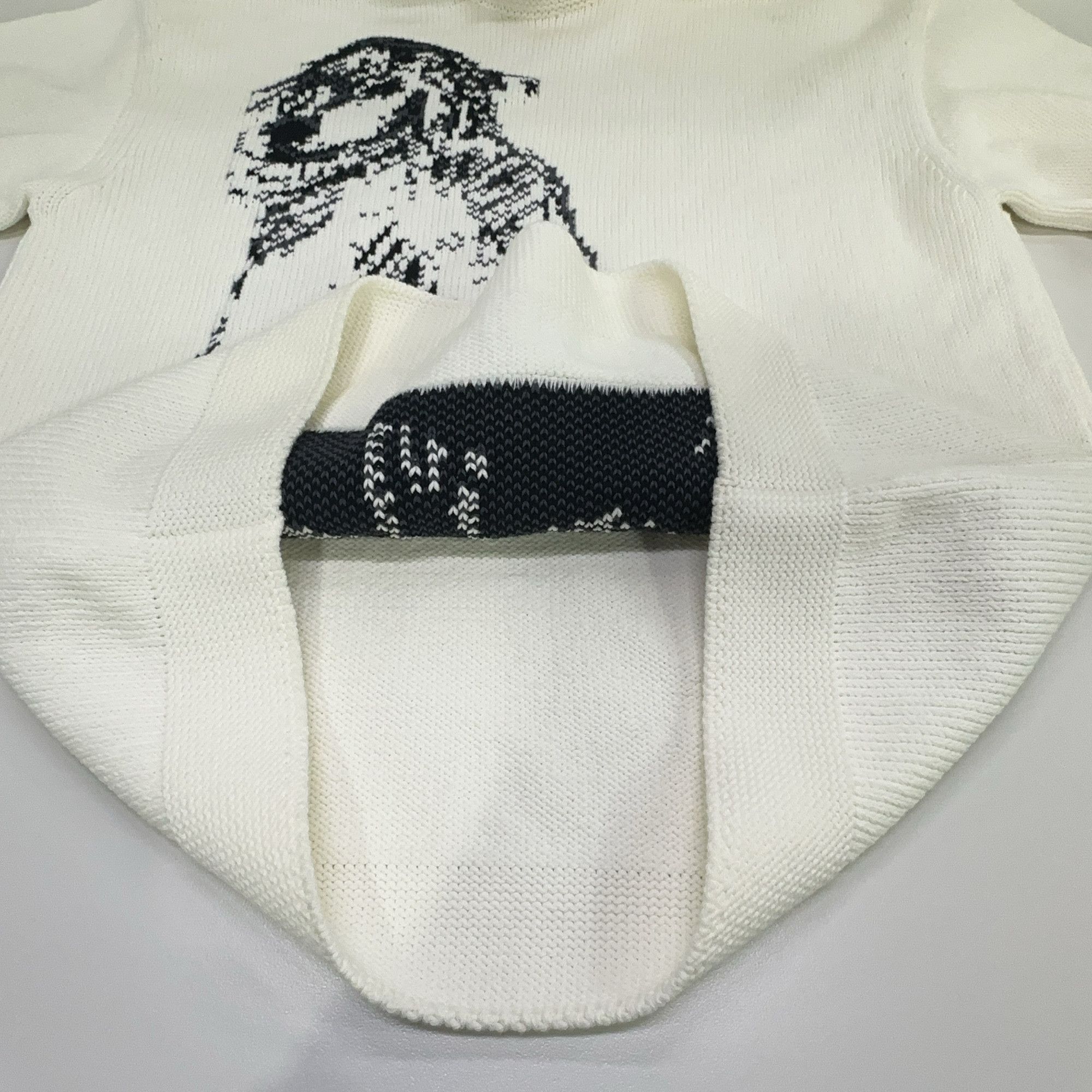 Dior Dior SS23 Jacquard Dog Graphic Cotton Sweater S Size US S / EU 44-46 / 1 - 13 Thumbnail