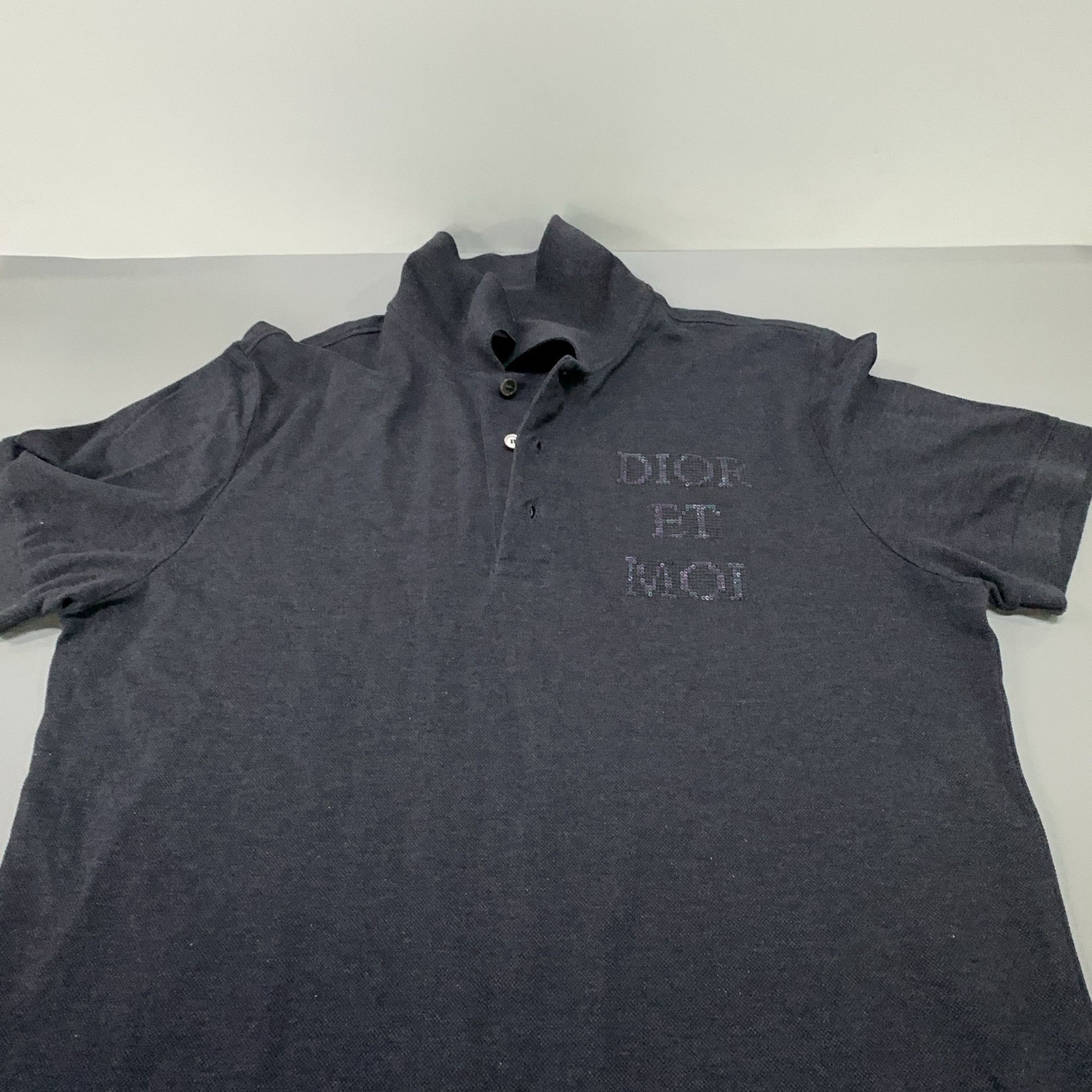 Dior DIOR Sequin Embroidered Polo Shirt Size S Size US S / EU 44-46 / 1 - 8 Thumbnail
