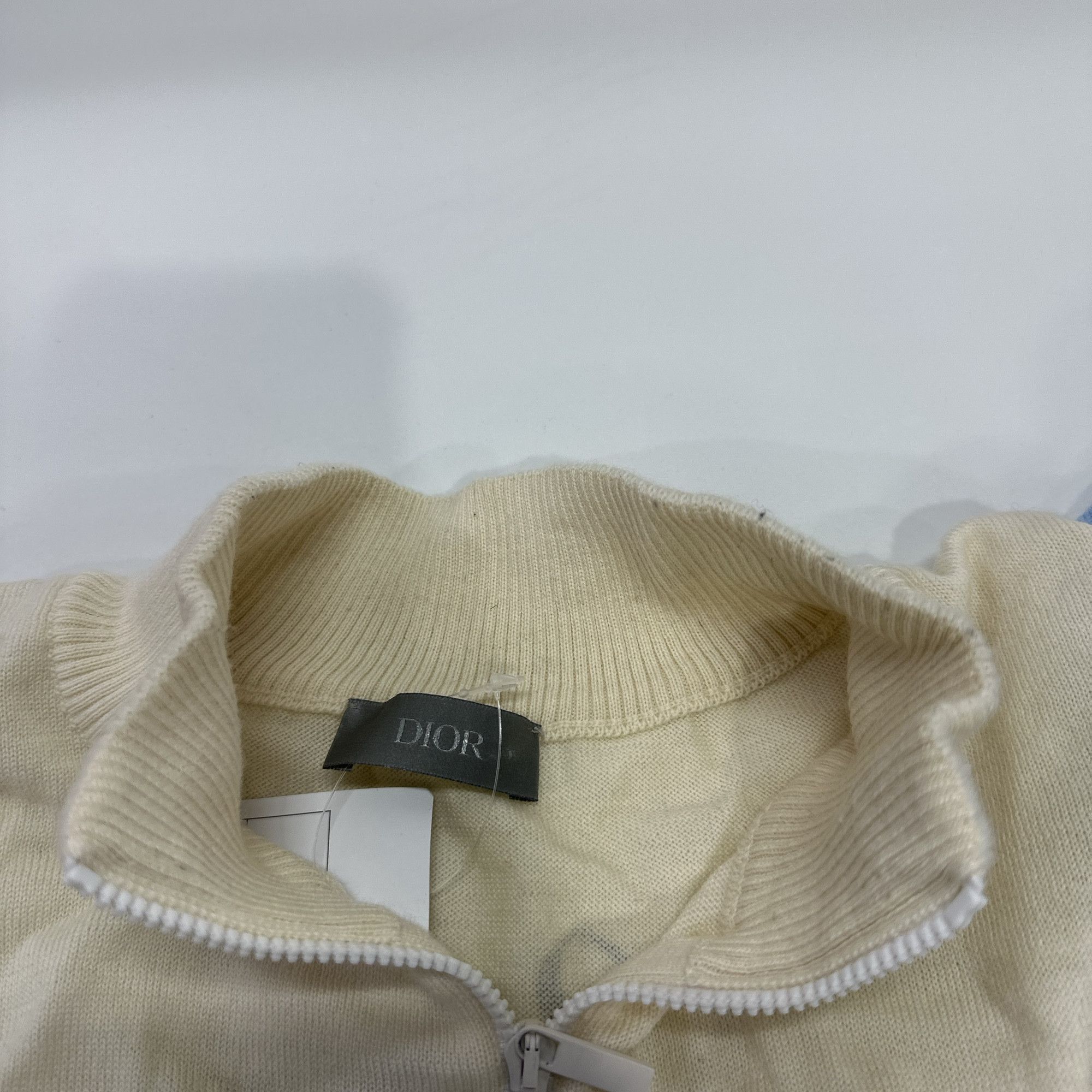 Dior Dior x ERL Intarsia Zip High Neck Sweater M Size US M / EU 48-50 / 2 - 3 Thumbnail