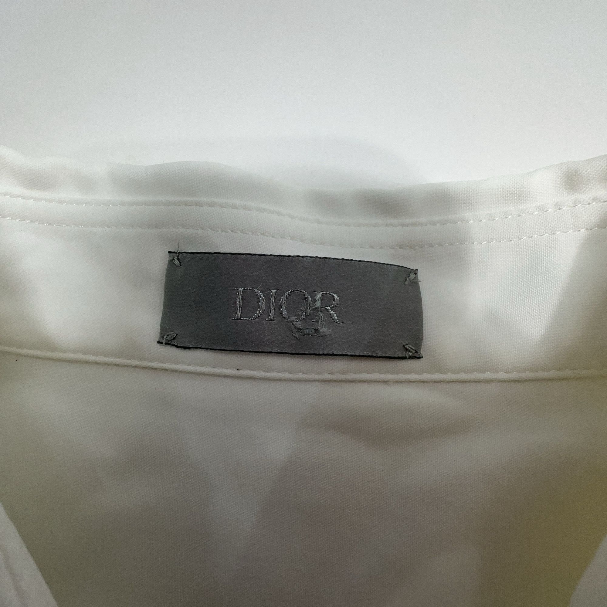 Dior Dior x sacai Contrast Patch Pocket Shirt 39 Size US M / EU 48-50 / 2 - 3 Thumbnail