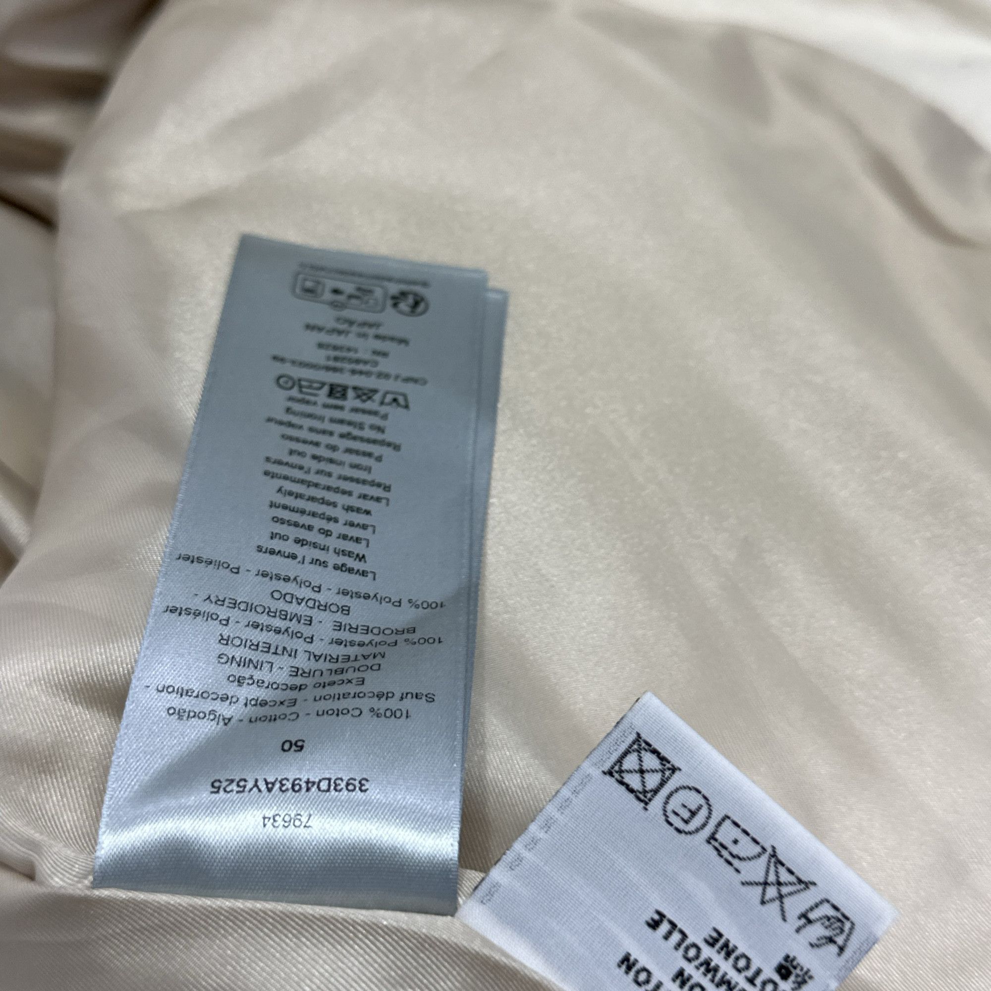 Dior Dior x Denim Tears Logo Cotton Zip Jacket 50 Size US M / EU 48-50 / 2 - 4 Thumbnail