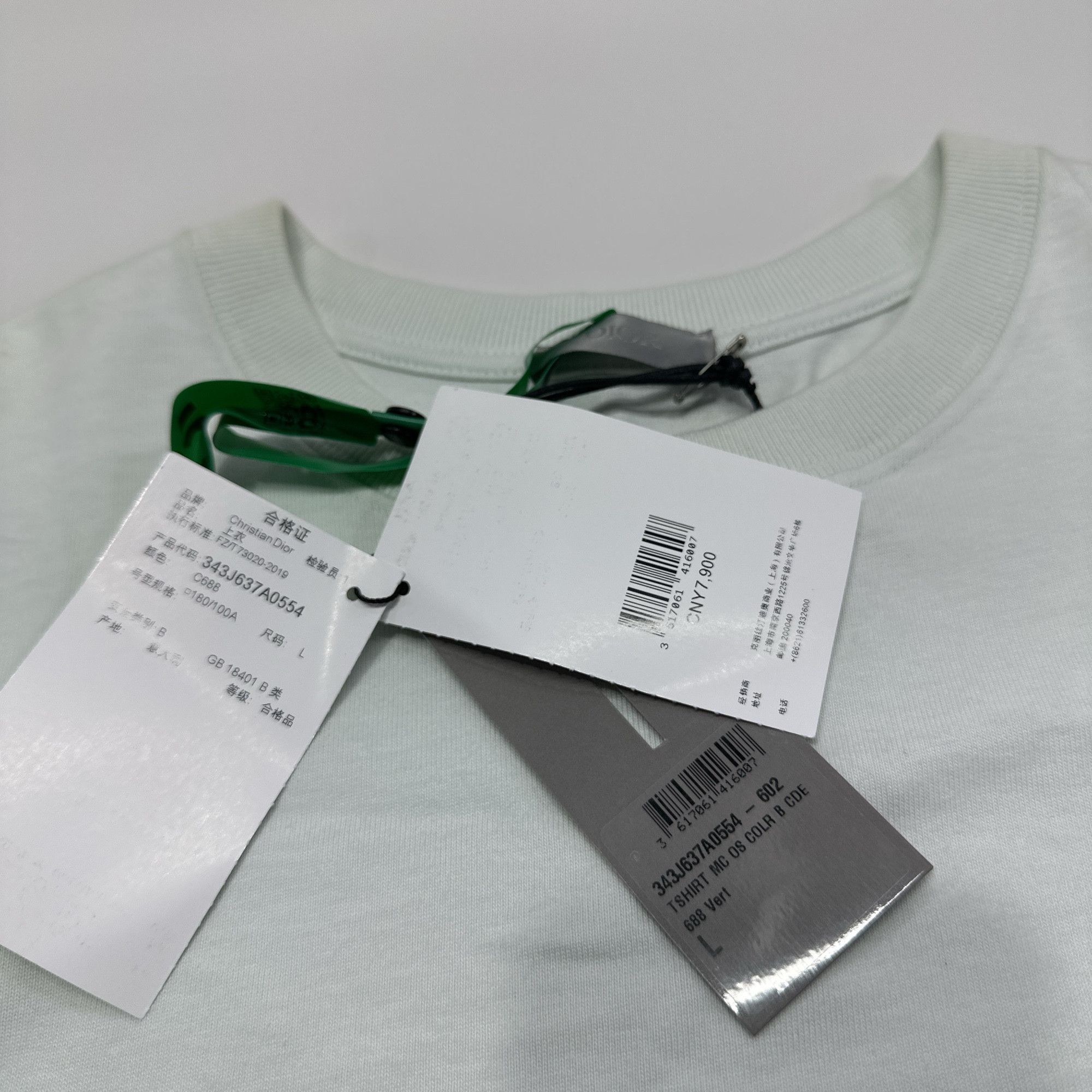 Dior Dior CD Logo Embroidery T-Shirt L Size US L / EU 52-54 / 3 - 3 Thumbnail