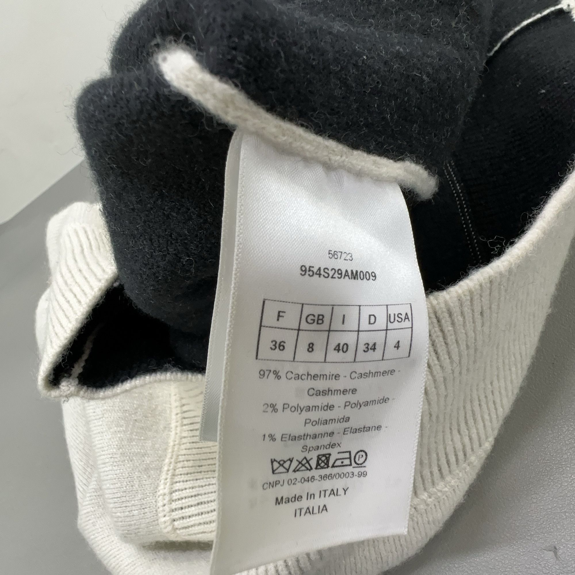 Dior Dior J'Adior 8 Cashmere Hooded Sweater 36 Size XS / US 0-2 / IT 36-38 - 3 Thumbnail