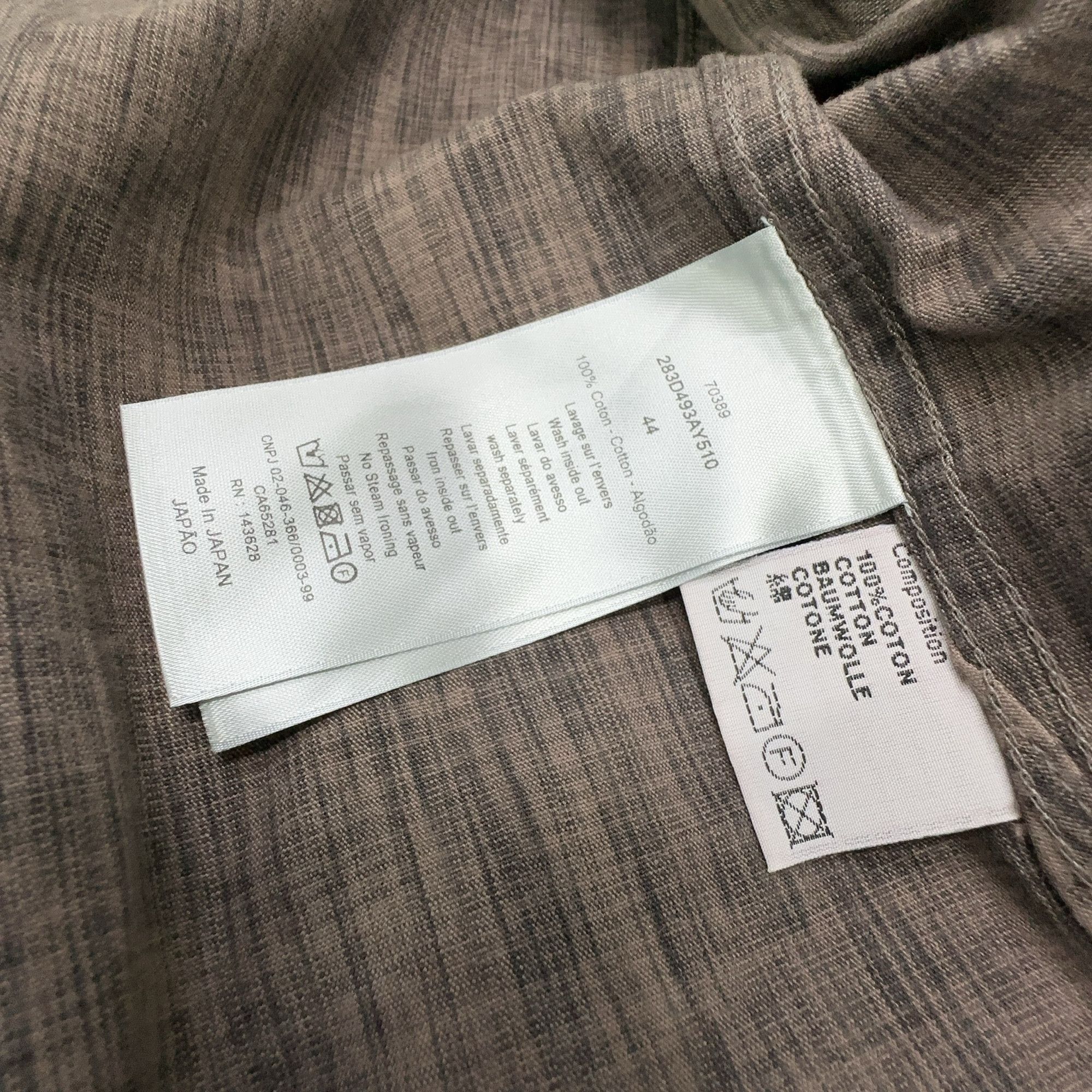 Dior Dior Oblique Logo Shirt Jacket Size 44 Size US S / EU 44-46 / 1 - 3 Thumbnail