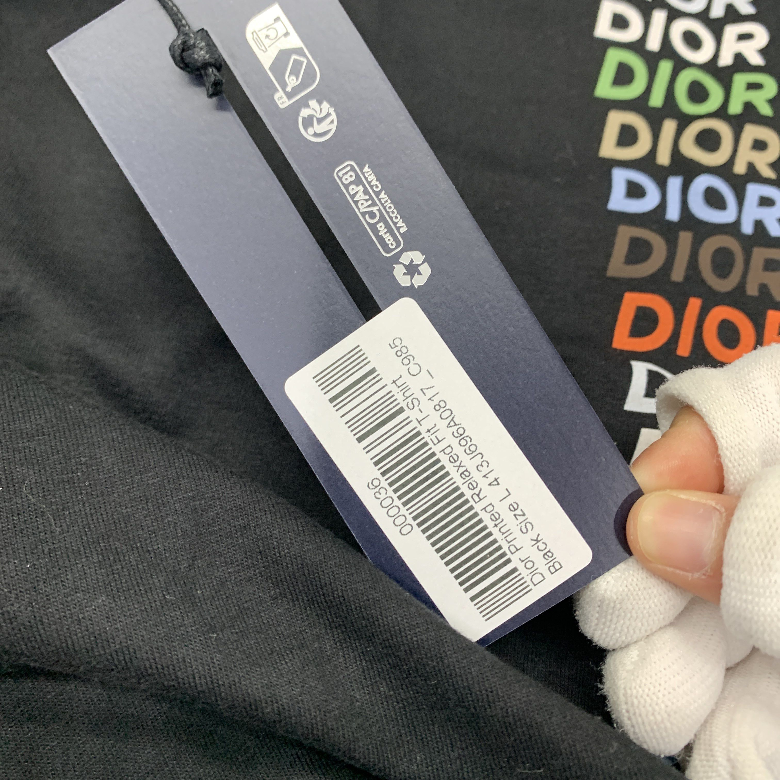 Dior Dior Logo Print T-Shirt Size L Size US L / EU 52-54 / 3 - 5 Thumbnail