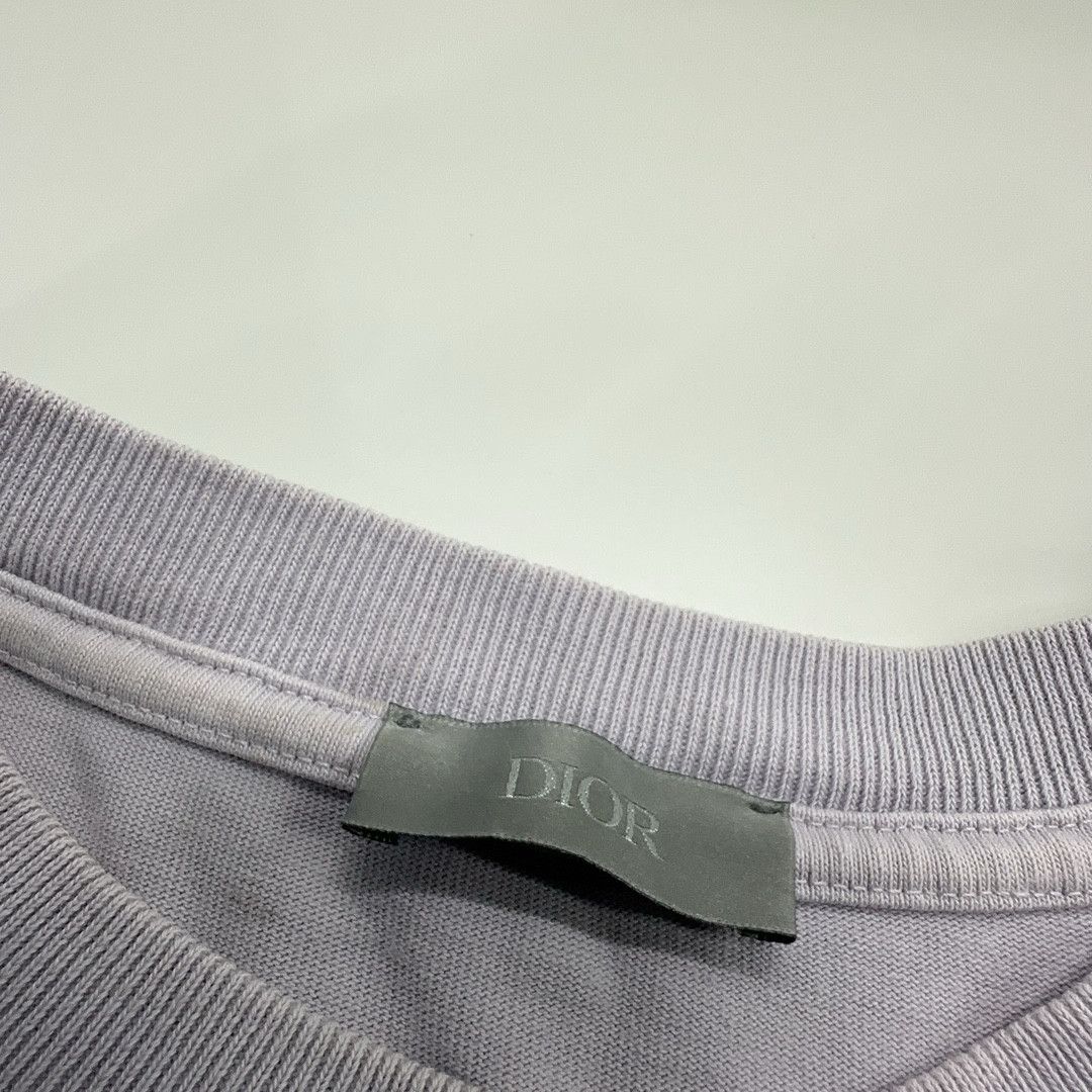 Dior Dior Logo Cotton Jersey T-Shirt Size M Size US M / EU 48-50 / 2 - 4 Thumbnail