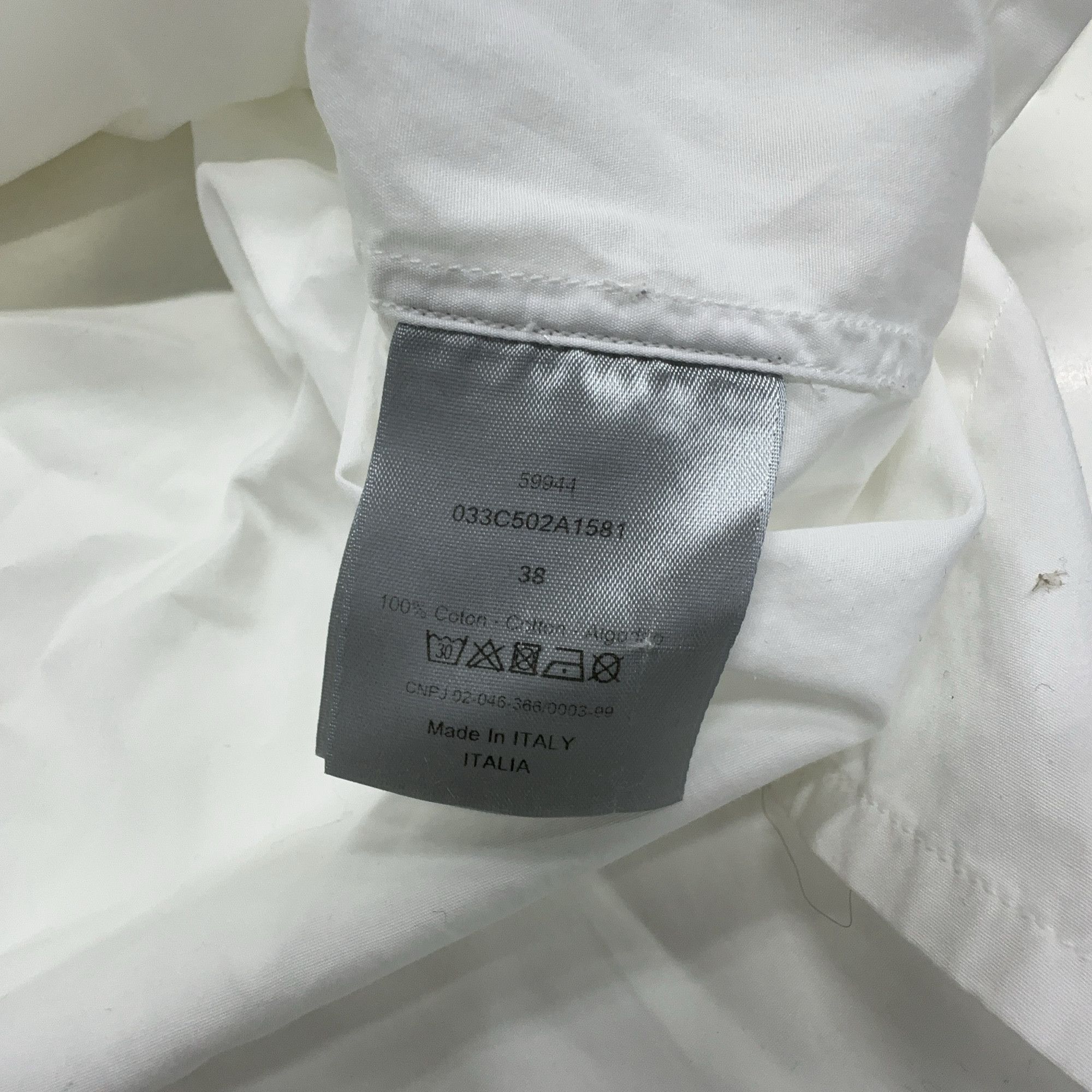 Dior Dior x Jordan Air Dior Logo White Shirt 38 Size US S / EU 44-46 / 1 - 3 Thumbnail