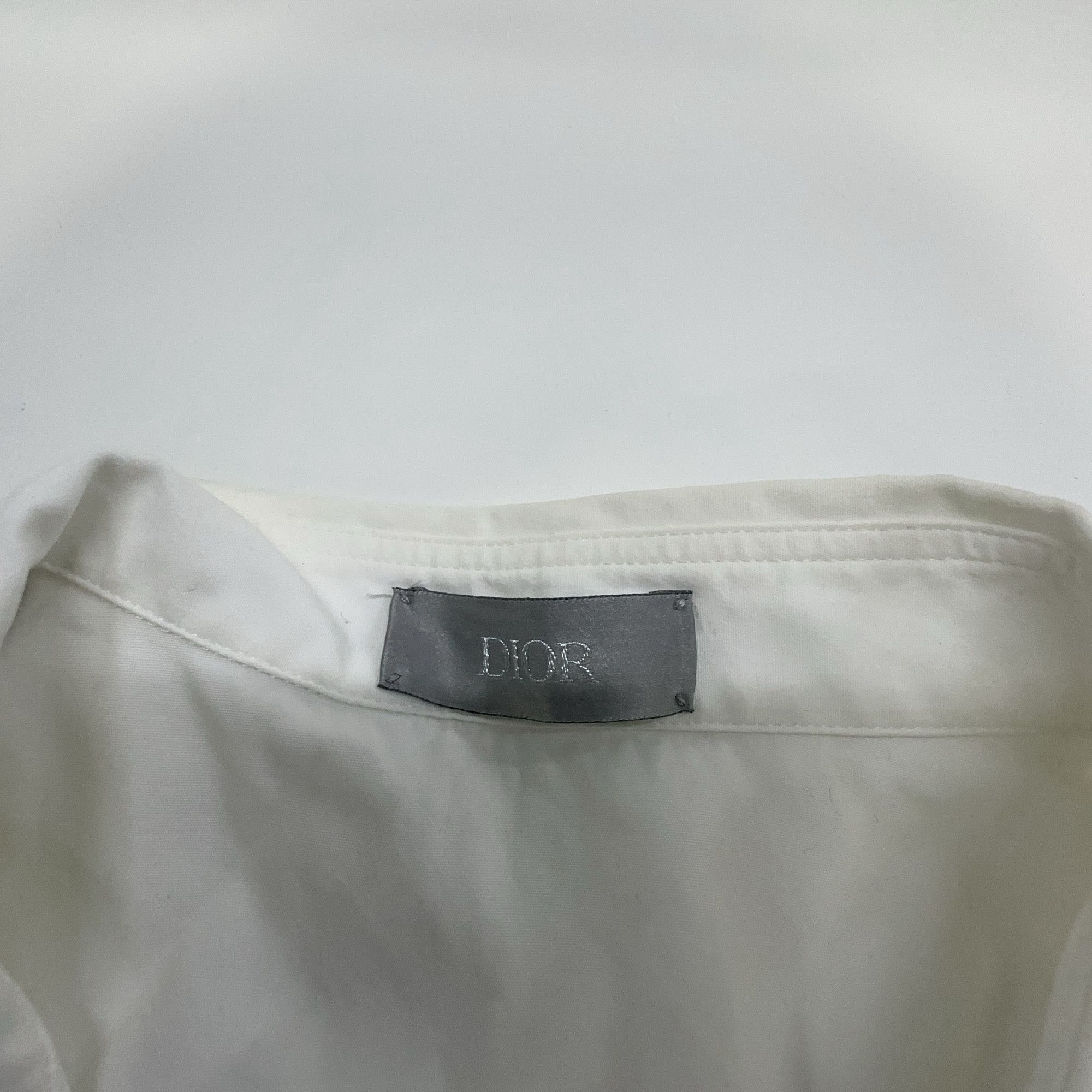 Dior Dior x Jordan Air Dior Logo White Shirt 38 Size US S / EU 44-46 / 1 - 4 Thumbnail