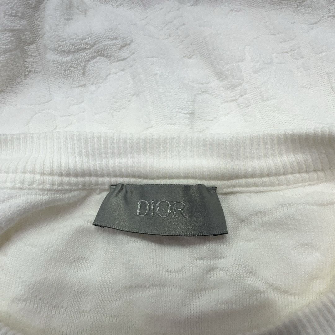 Dior Dior Oblique All-Over Print Cotton T-Shirt White XS Size US XS / EU 42 / 0 - 3 Thumbnail