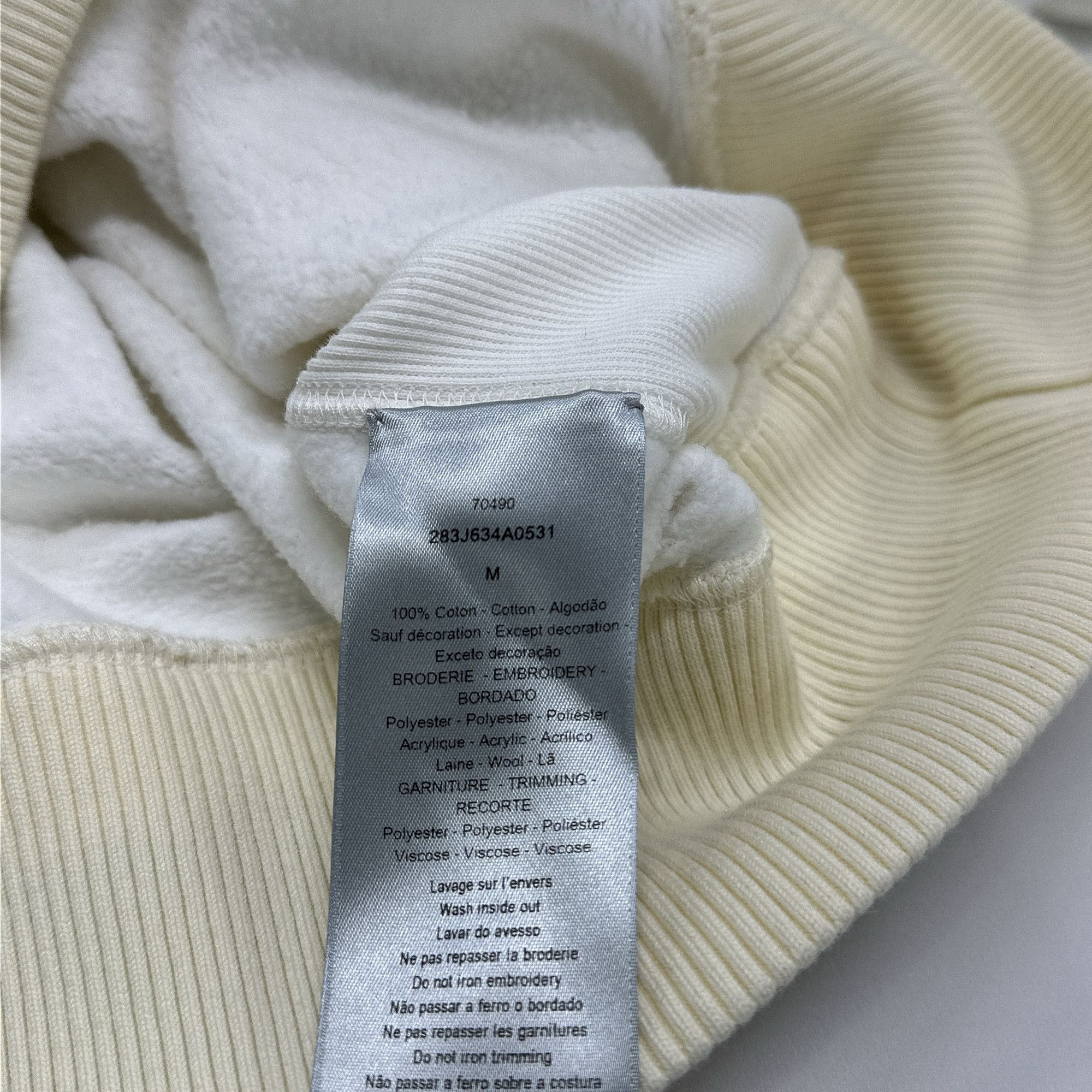 Dior Dior x Travis Scott Cactus Jack V-Neck Sweatshirt M Size US M / EU 48-50 / 2 - 7 Thumbnail