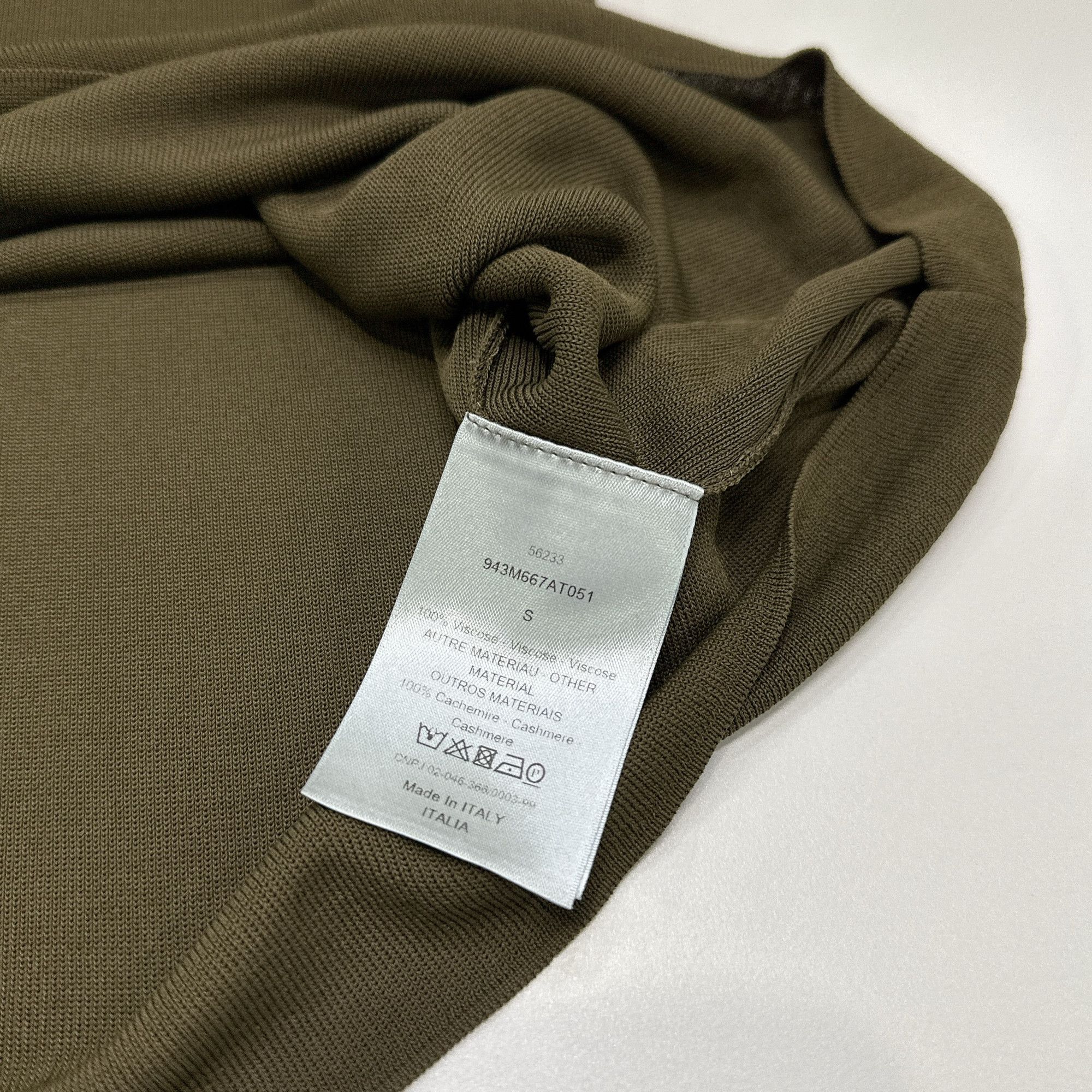 Dior Dior Logo Intarsia Cashmere Blend Sweater Size S Size US S / EU 44-46 / 1 - 5 Thumbnail