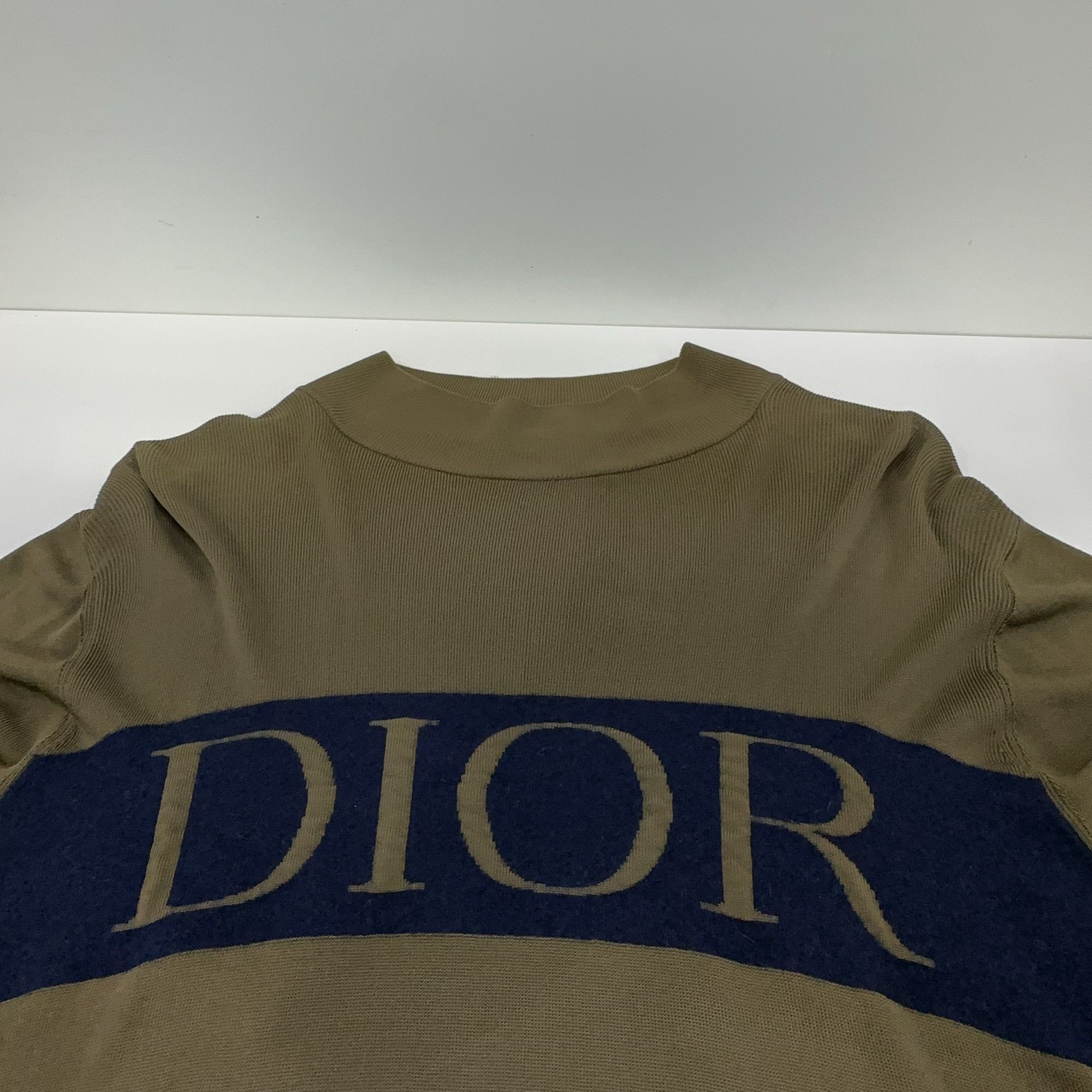Dior Dior Logo Intarsia Cashmere Blend Sweater Size S Size US S / EU 44-46 / 1 - 11 Thumbnail