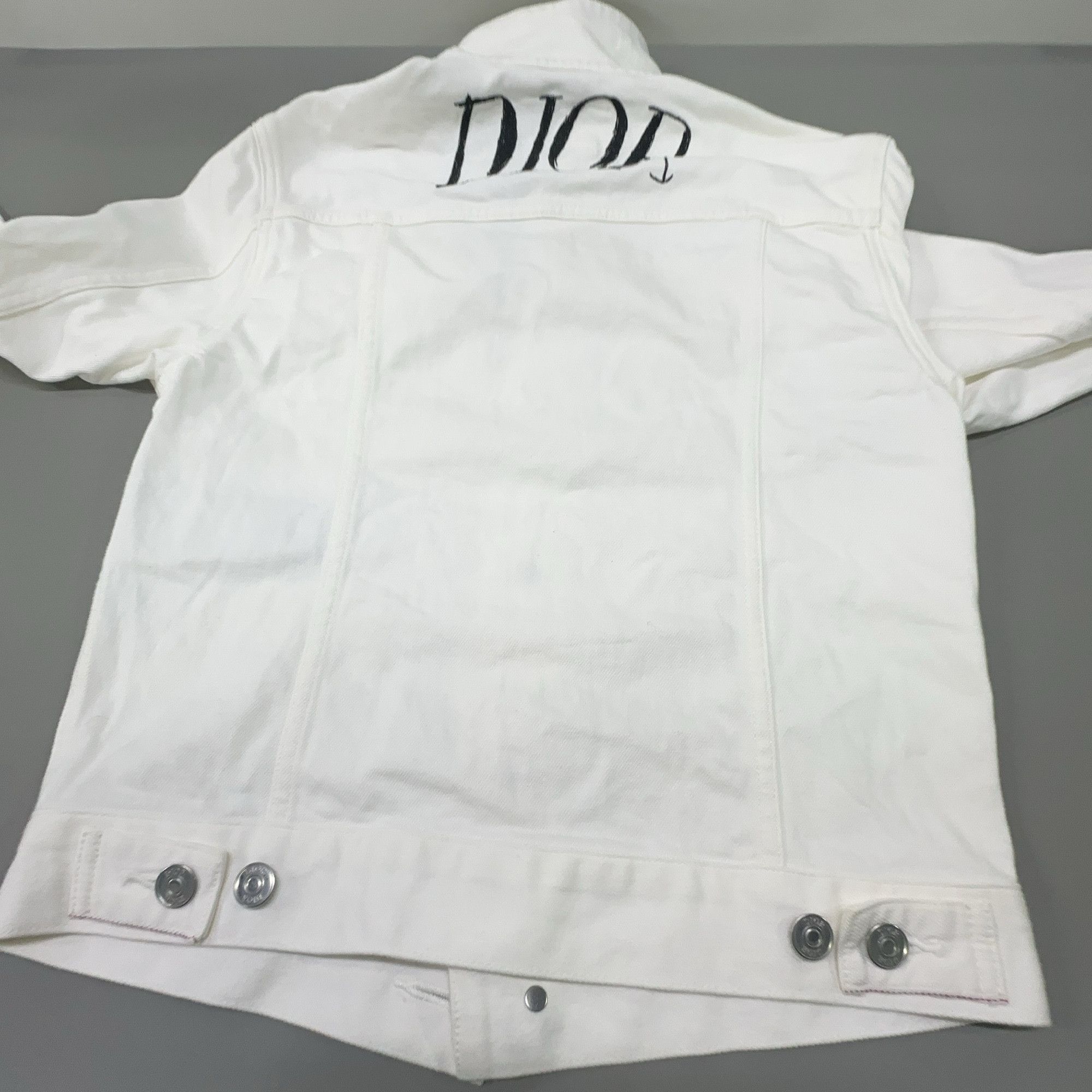 Dior Dior Back Logo Denim Jacket Size 44 Size US S / EU 44-46 / 1 - 11 Thumbnail