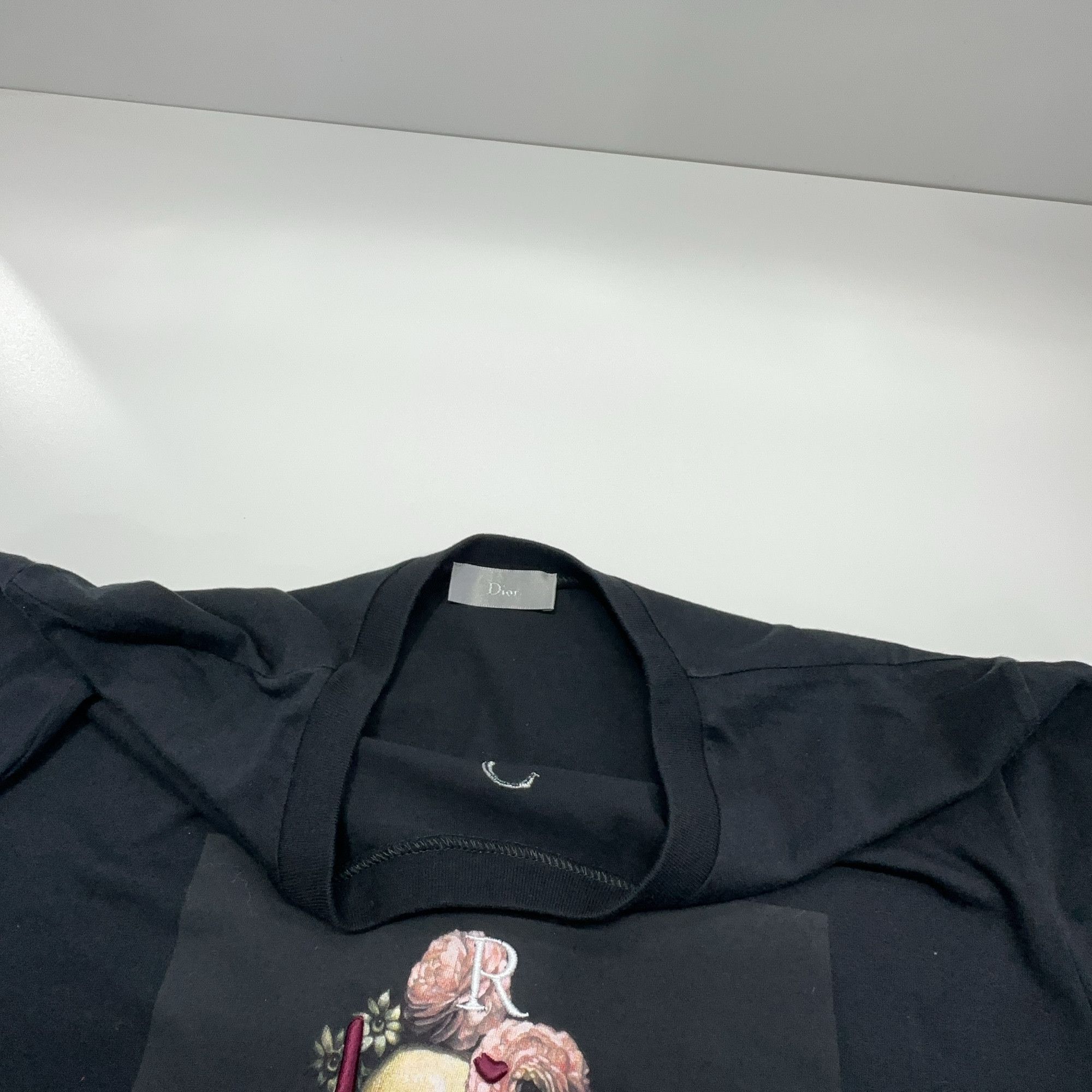 Dior Dior Floral Graphic Skull T-Shirt M Size US M / EU 48-50 / 2 - 6 Thumbnail
