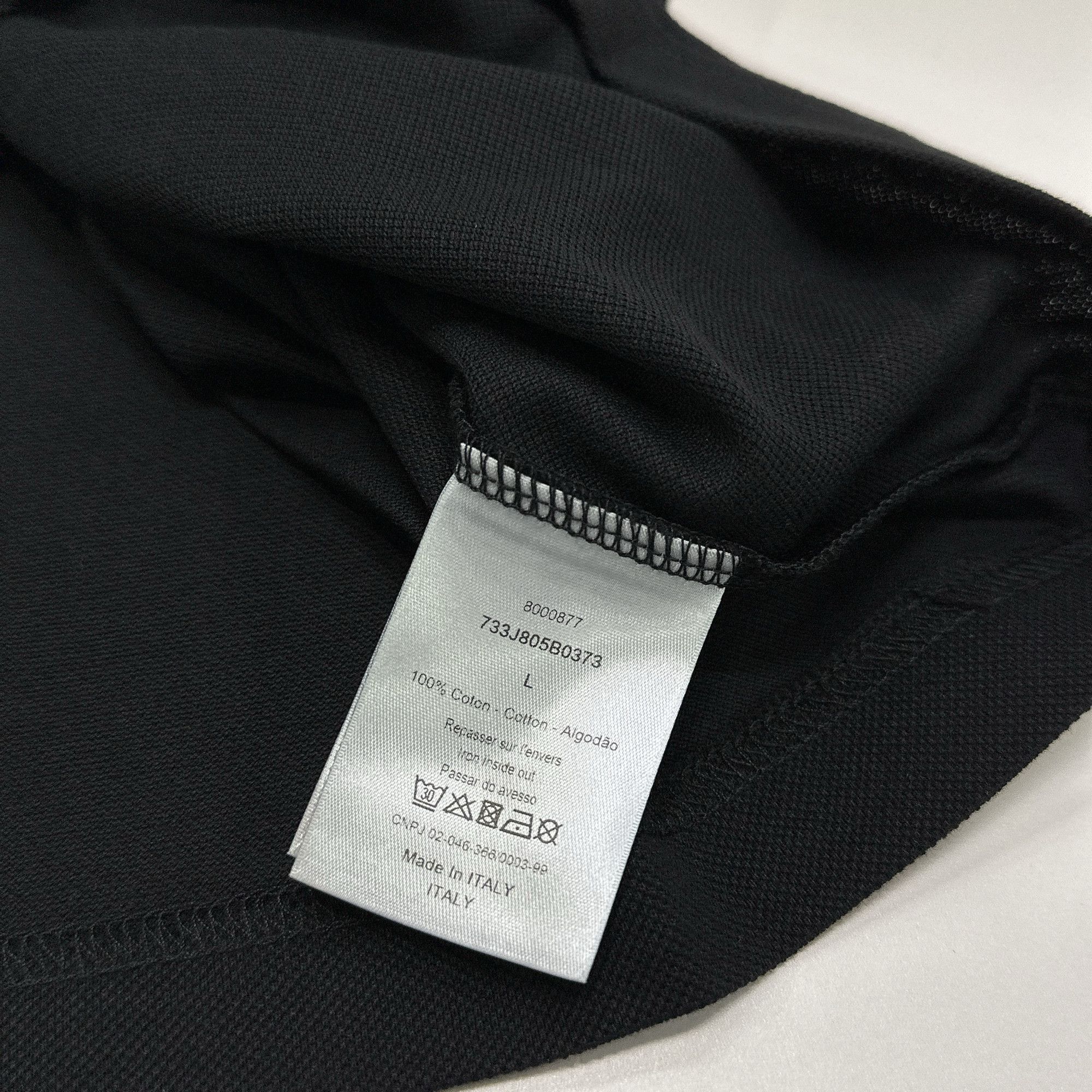 Dior Dior Bee Embroidery Striped Polo Size L Size US L / EU 52-54 / 3 - 5 Thumbnail