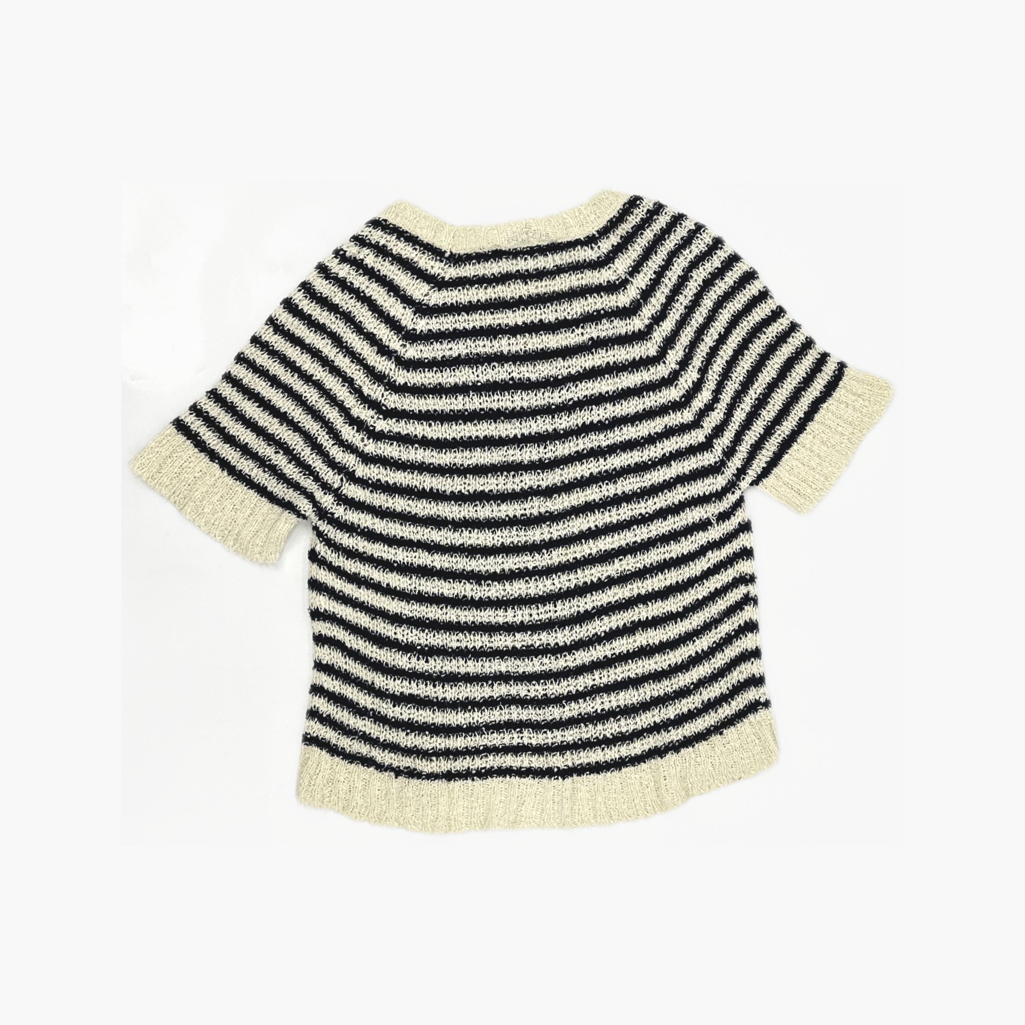 Dior Dior Striped Marinière Silk Blend Knit Top Size 40 Size M / US 6-8 / IT 42-44 - 2 Thumbnail