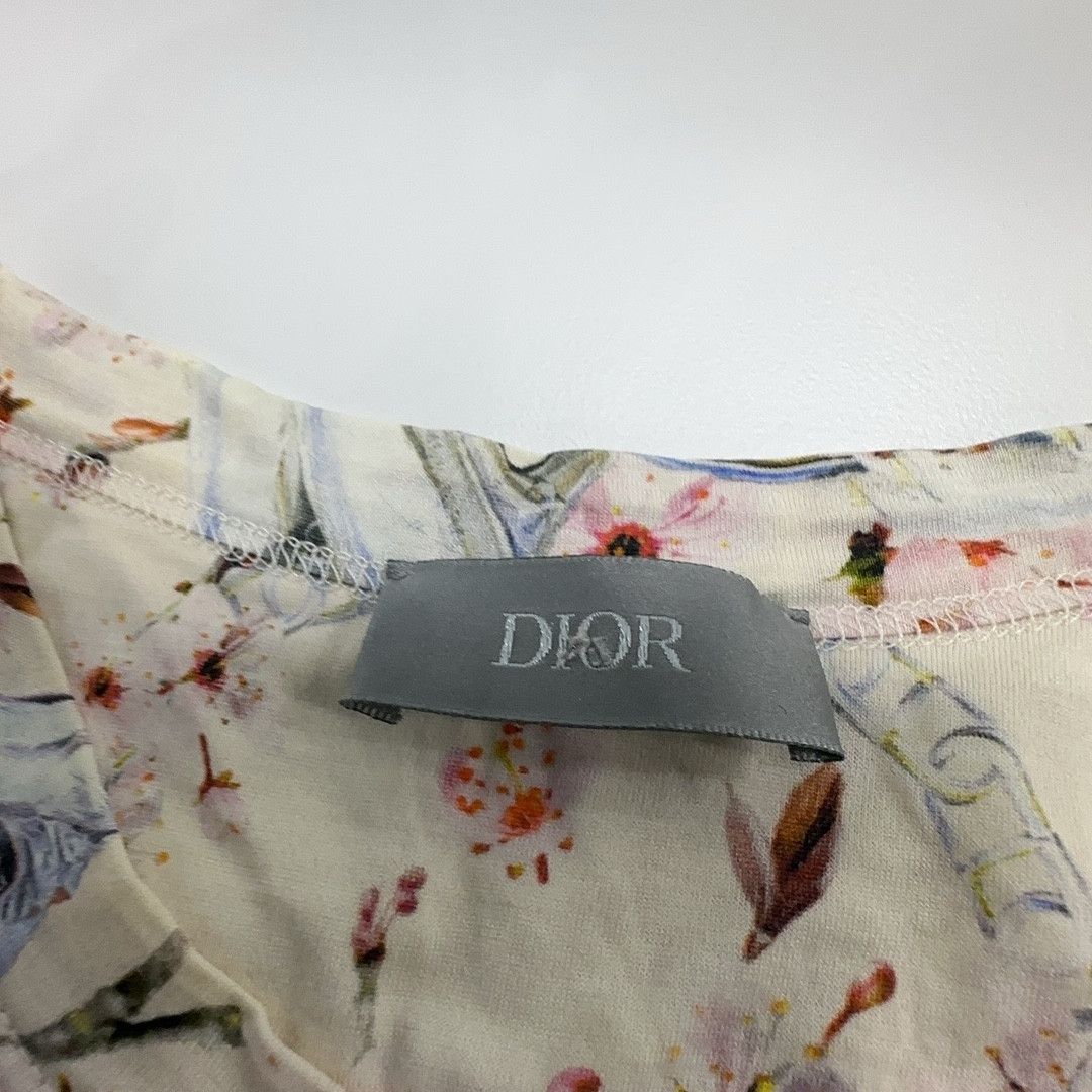 Dior Dior Graphic Print Silk Blend T-Shirt Size L Size US L / EU 52-54 / 3 - 4 Thumbnail