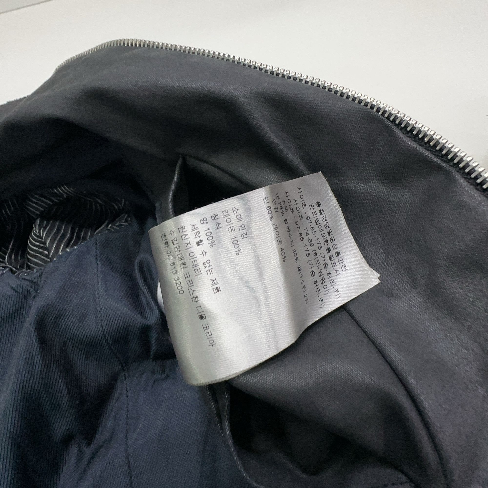 Dior Dior Lambskin Leather Zip Jacket Size 48 Size US M / EU 48-50 / 2 - 6 Thumbnail