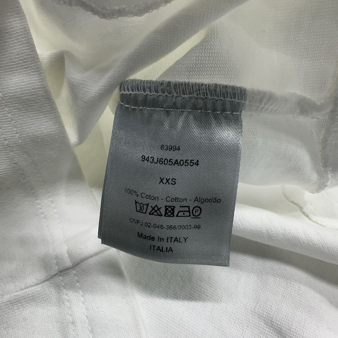 Dior Dior Embroidered CD Logo T-Shirt XXS Size US XXS / EU 40 - 4 Thumbnail