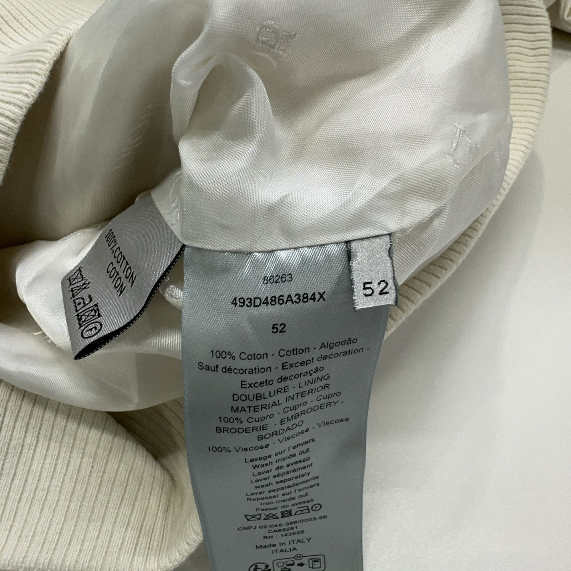 Dior Dior Heart Logo Embroidered Zip Jacket Size 52 Size US L / EU 52-54 / 3 - 3 Thumbnail
