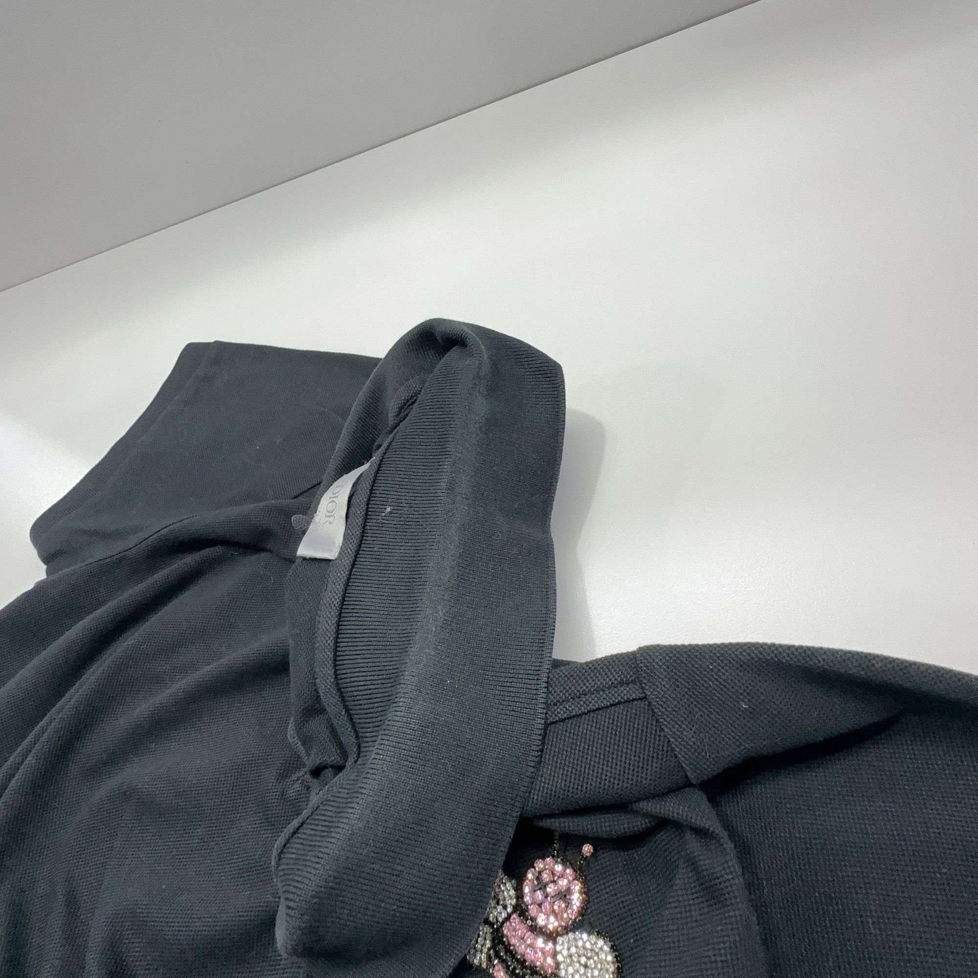 Dior Dior x Kaws Bee Embroidery Polo Shirt Size M Size US M / EU 48-50 / 2 - 9 Thumbnail