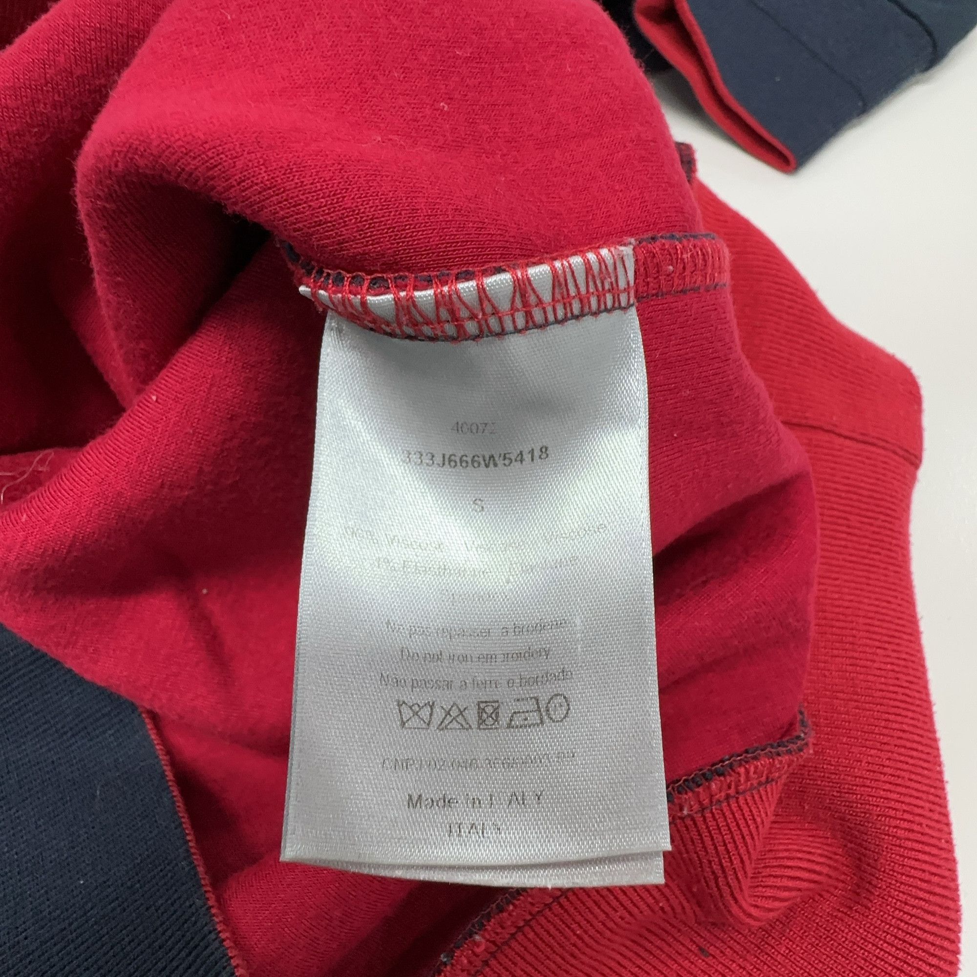 Dior Dior Embroidered Logo Sweatshirt Size S Size US S / EU 44-46 / 1 - 3 Thumbnail