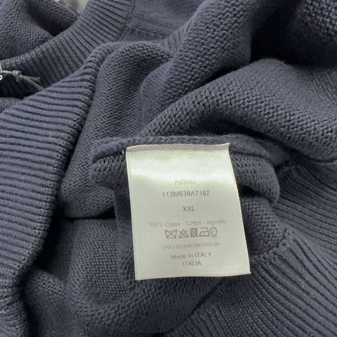 Dior Dior Oblique Tape Side Logo Sweater XXL Size US XXL / EU 58 / 5 - 6 Thumbnail