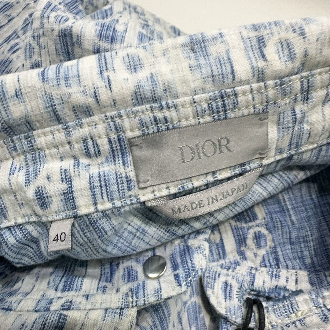 Dior Dior Oblique Kasuri Denim Shirt Size 40 Size US XXS / EU 40 - 5 Thumbnail