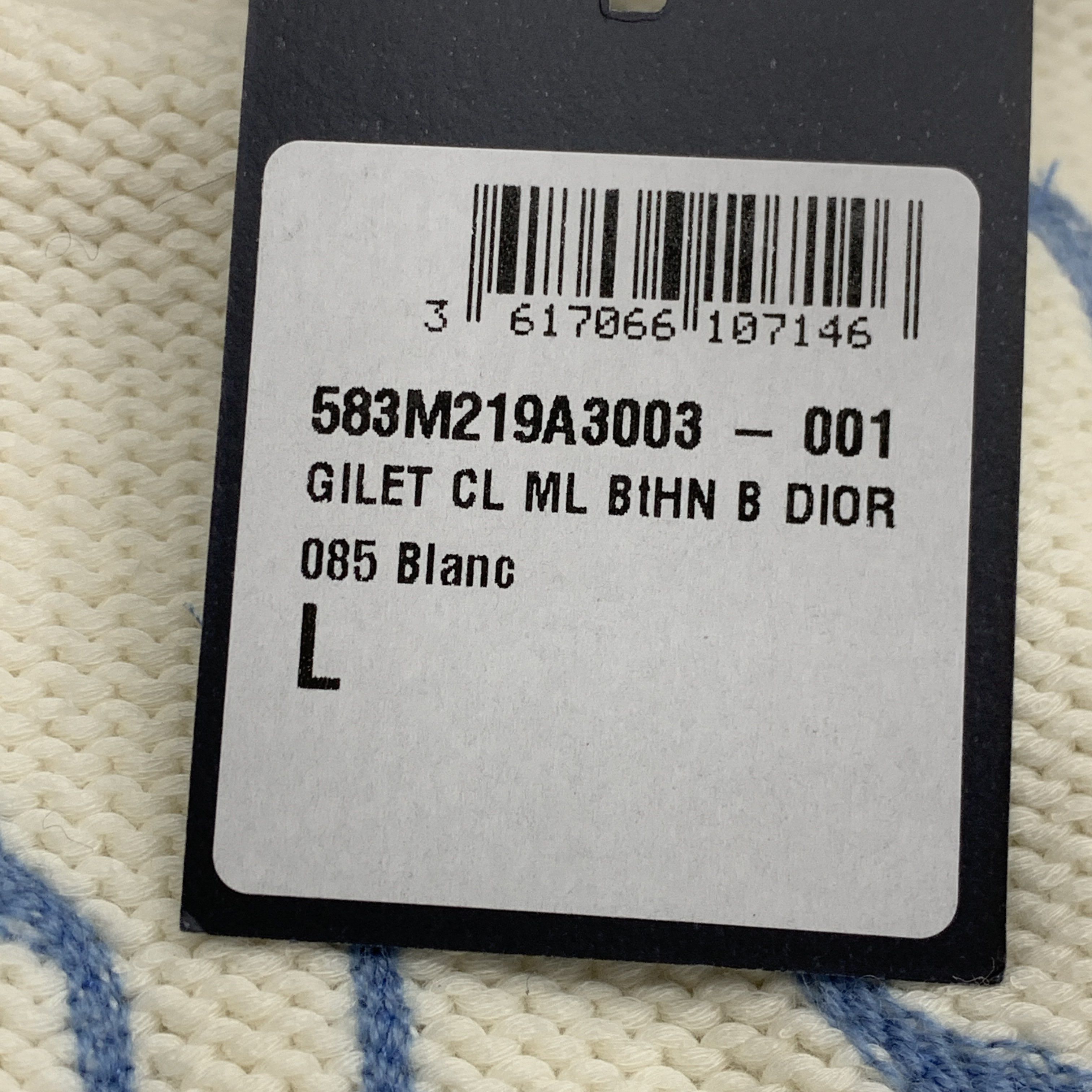 Dior Dior x Hylton Nel Logo Knit Cardigan Size L Size US L / EU 52-54 / 3 - 4 Thumbnail