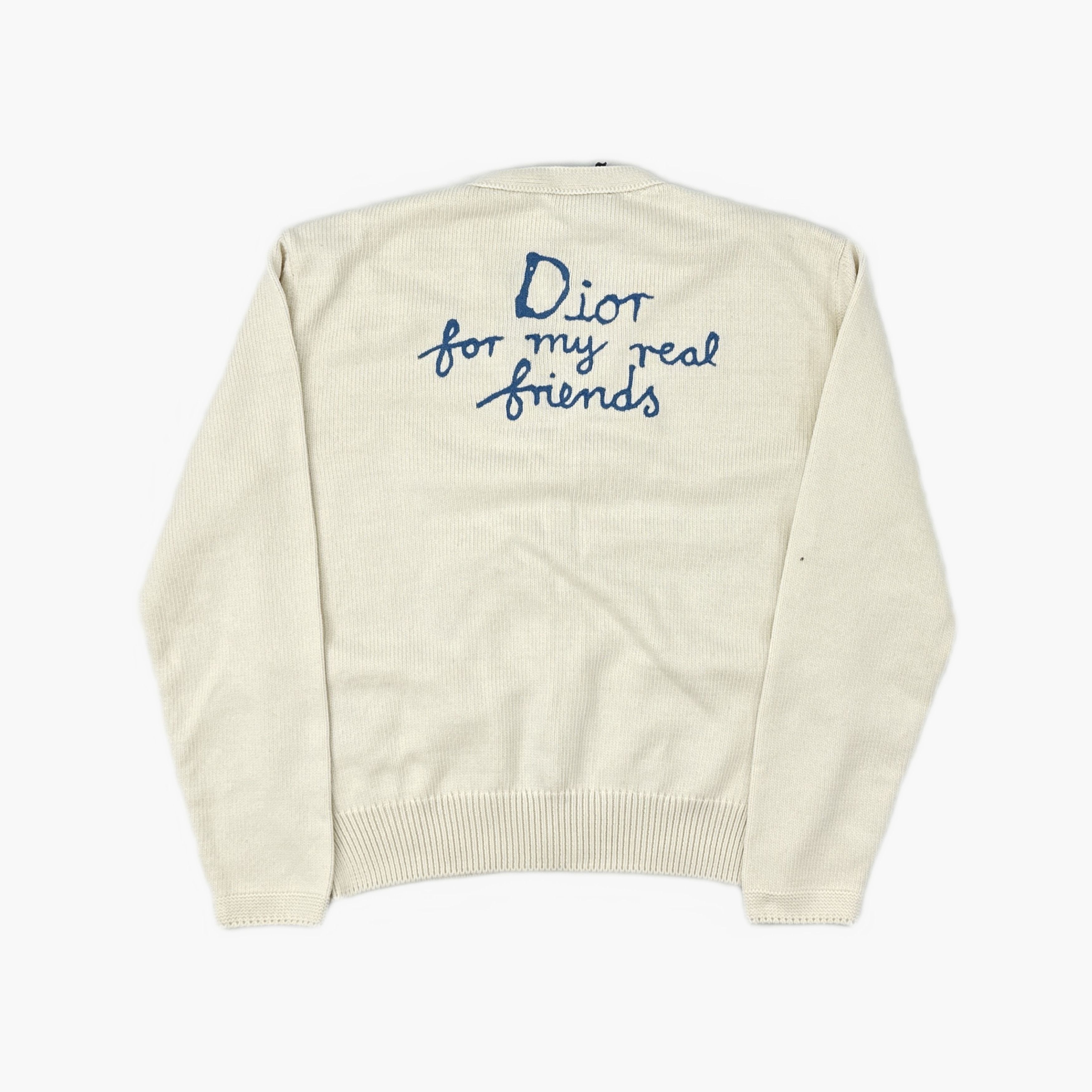 Dior Dior x Hylton Nel Logo Knit Cardigan Size L Size US L / EU 52-54 / 3 - 2 Thumbnail