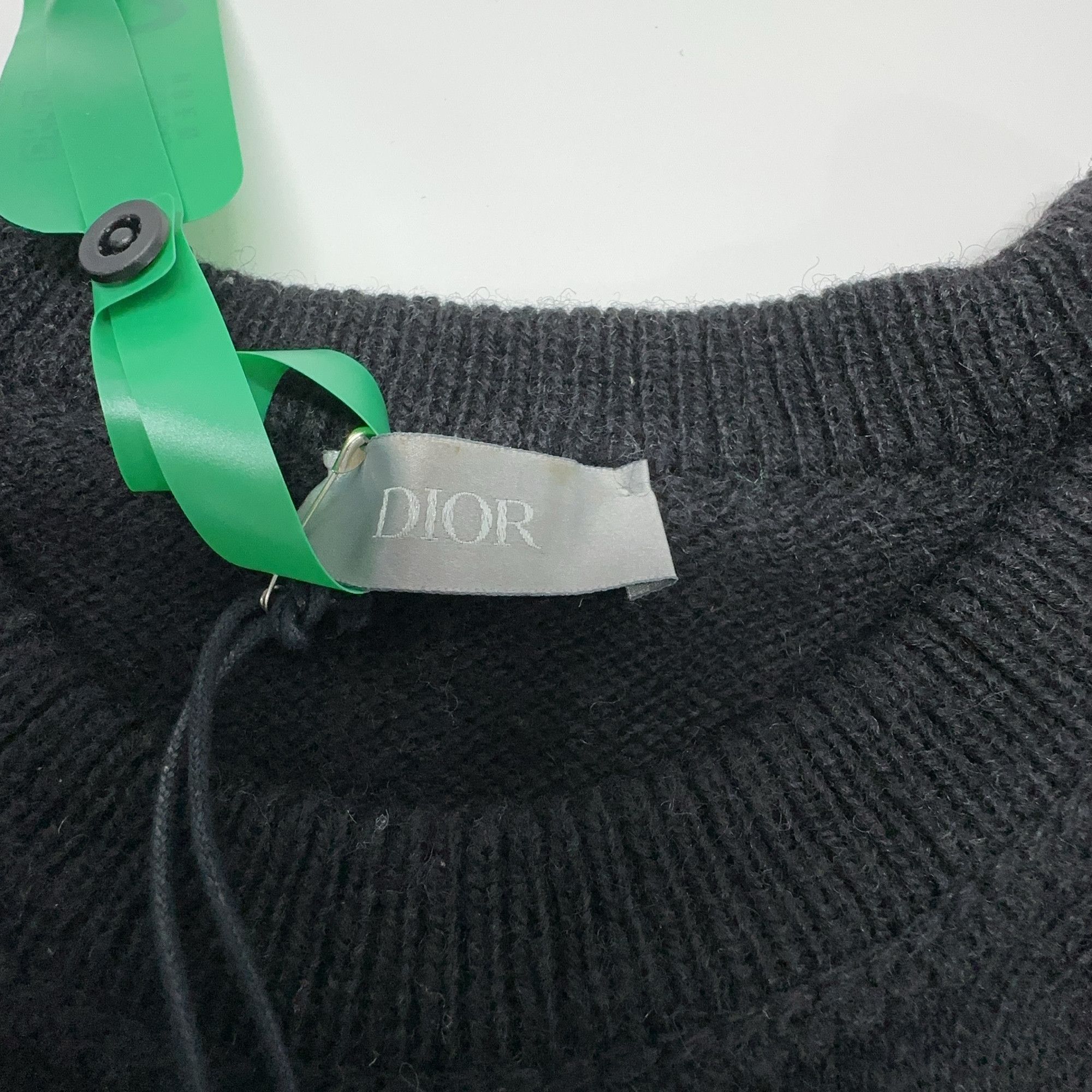 Dior Dior Logo Embroidery Virgin Wool Sweater Size L Size US L / EU 52-54 / 3 - 5 Thumbnail