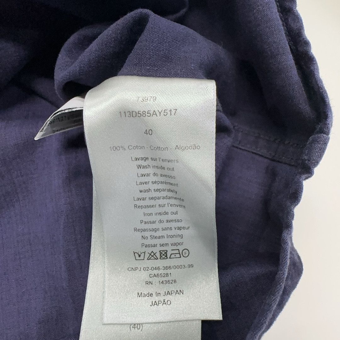 Dior Dior Oblique Logo Print Button Up Shirt 40 Size US XXS / EU 40 - 3 Thumbnail