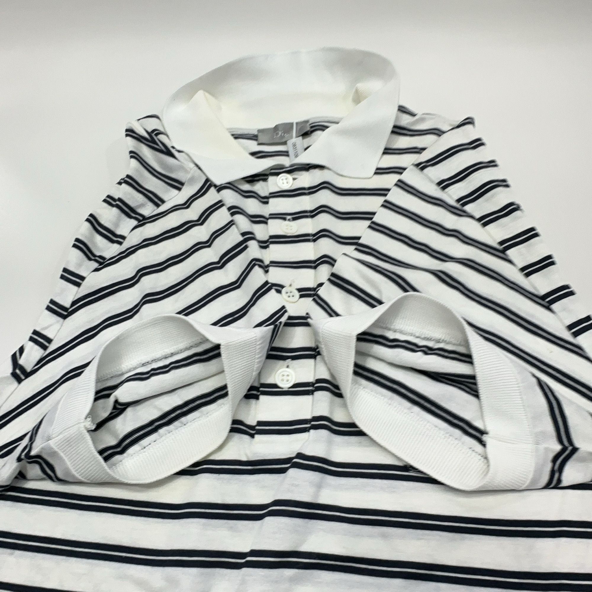 Dior Dior Homme Striped Short Sleeve Polo M Size US M / EU 48-50 / 2 - 10 Thumbnail