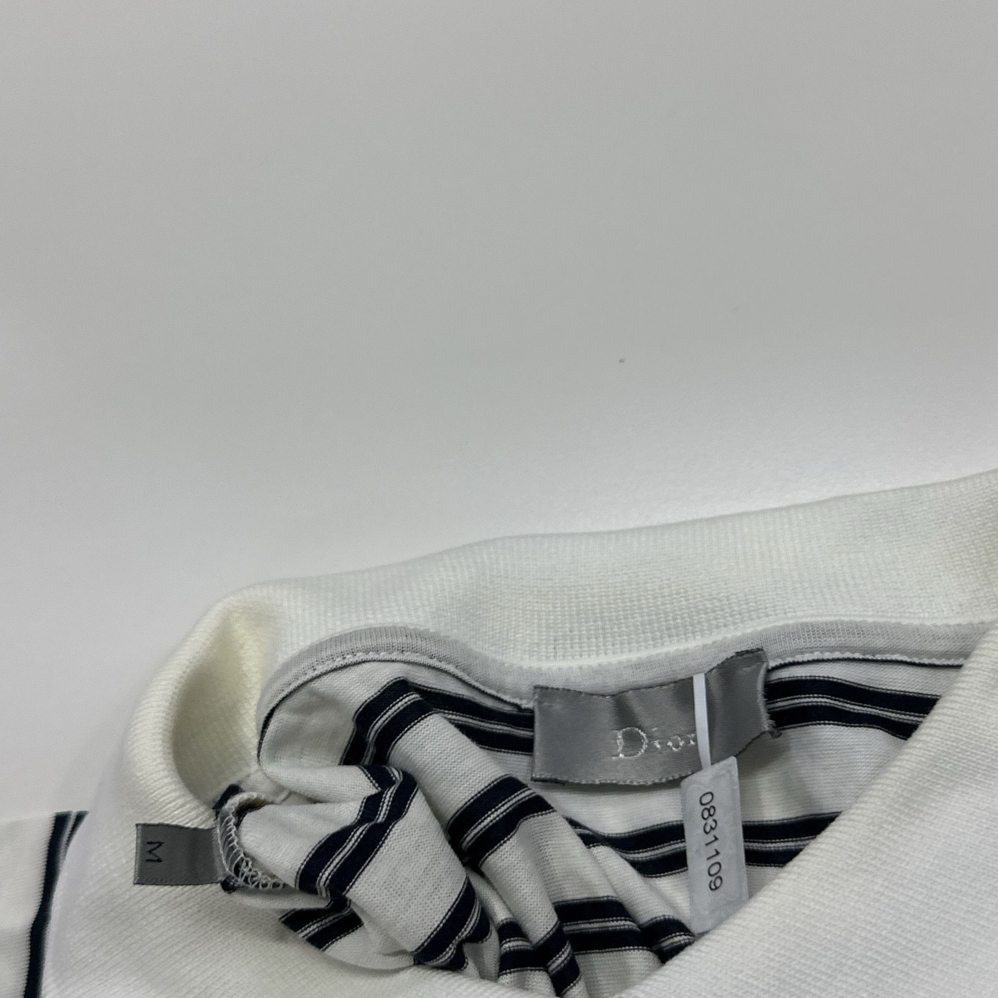 Dior Dior Homme Striped Short Sleeve Polo M Size US M / EU 48-50 / 2 - 4 Thumbnail