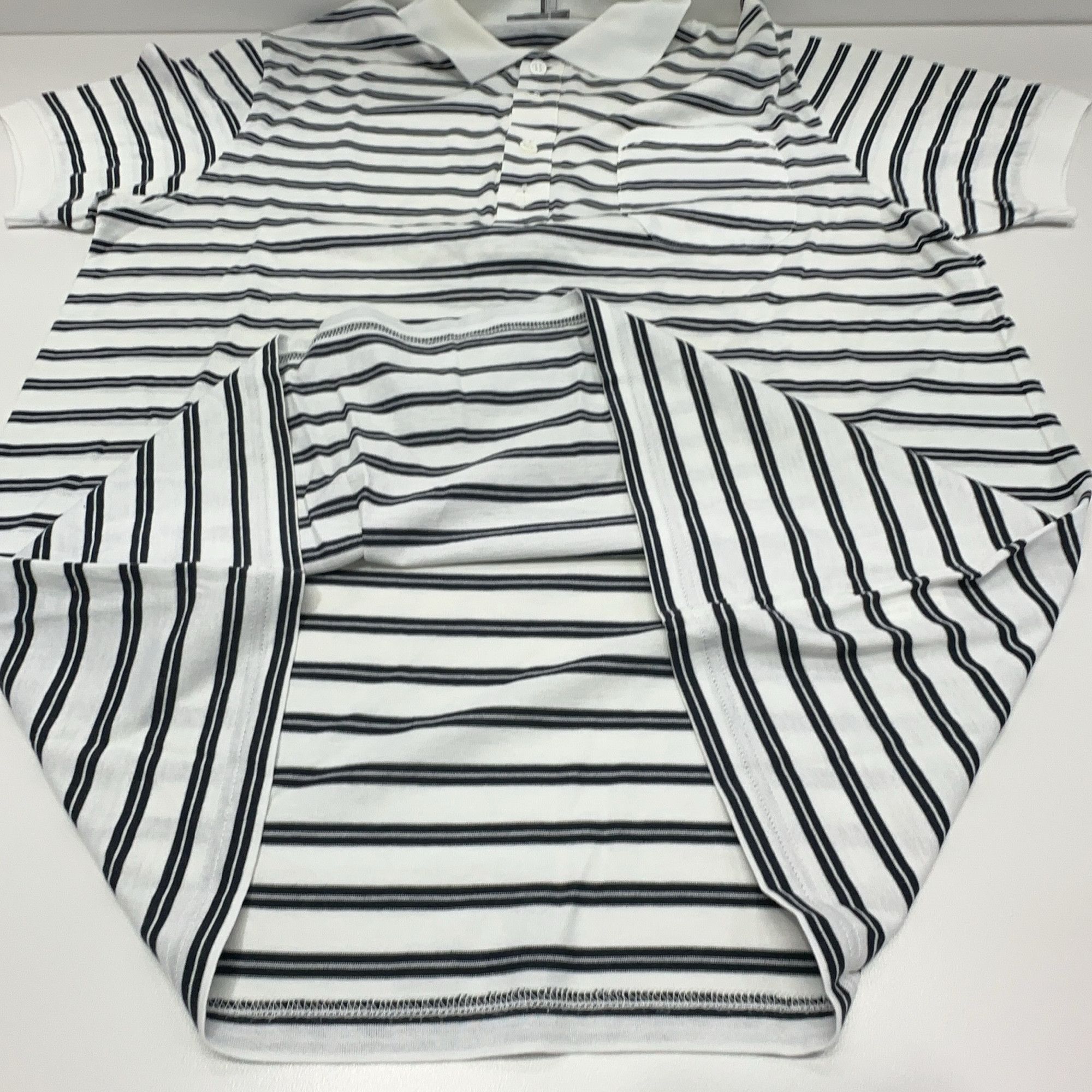 Dior Dior Homme Striped Short Sleeve Polo M Size US M / EU 48-50 / 2 - 8 Thumbnail