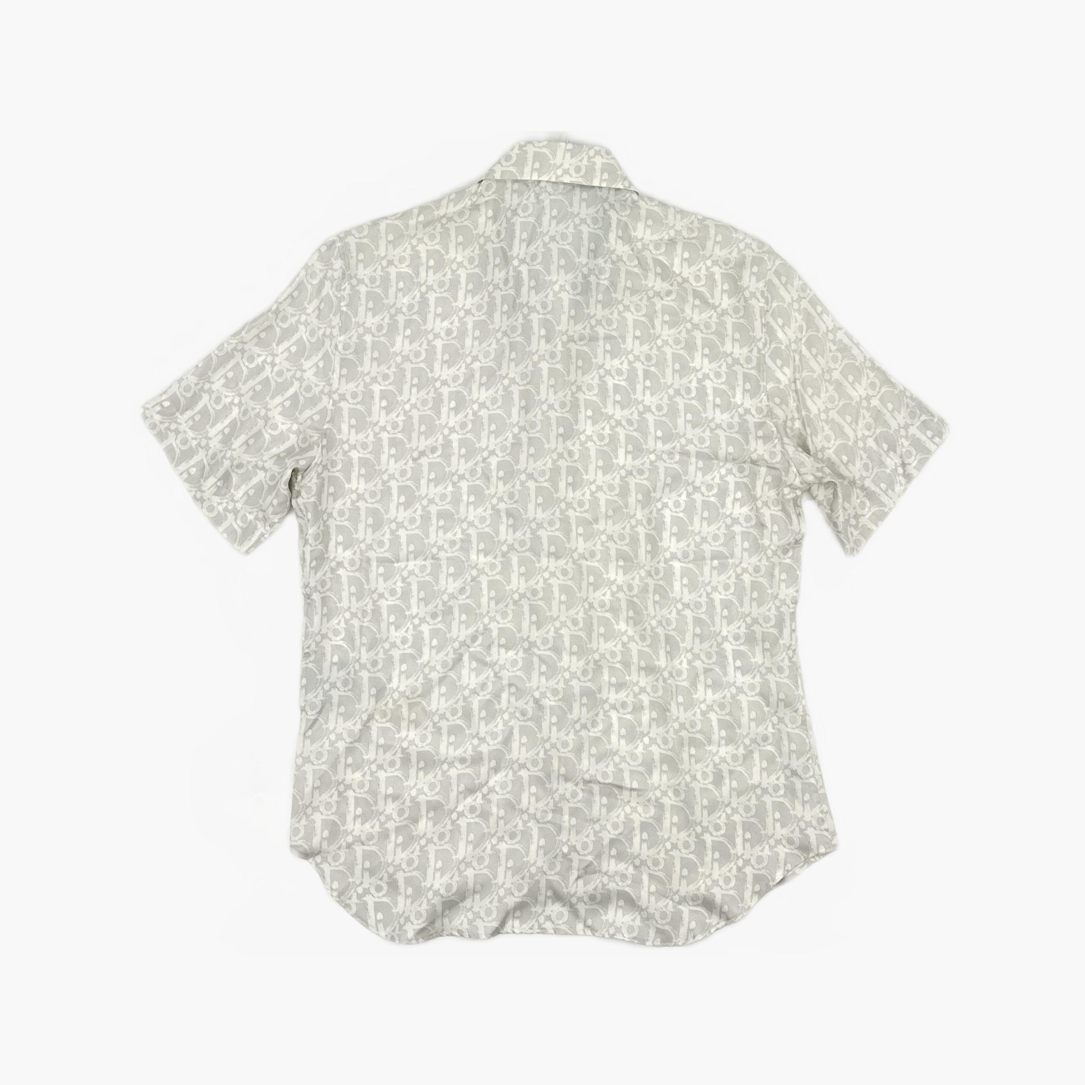 Dior Dior Oblique Monogram Silk Short Sleeve Shirt 42 Size US XS / EU 42 / 0 - 2 Thumbnail