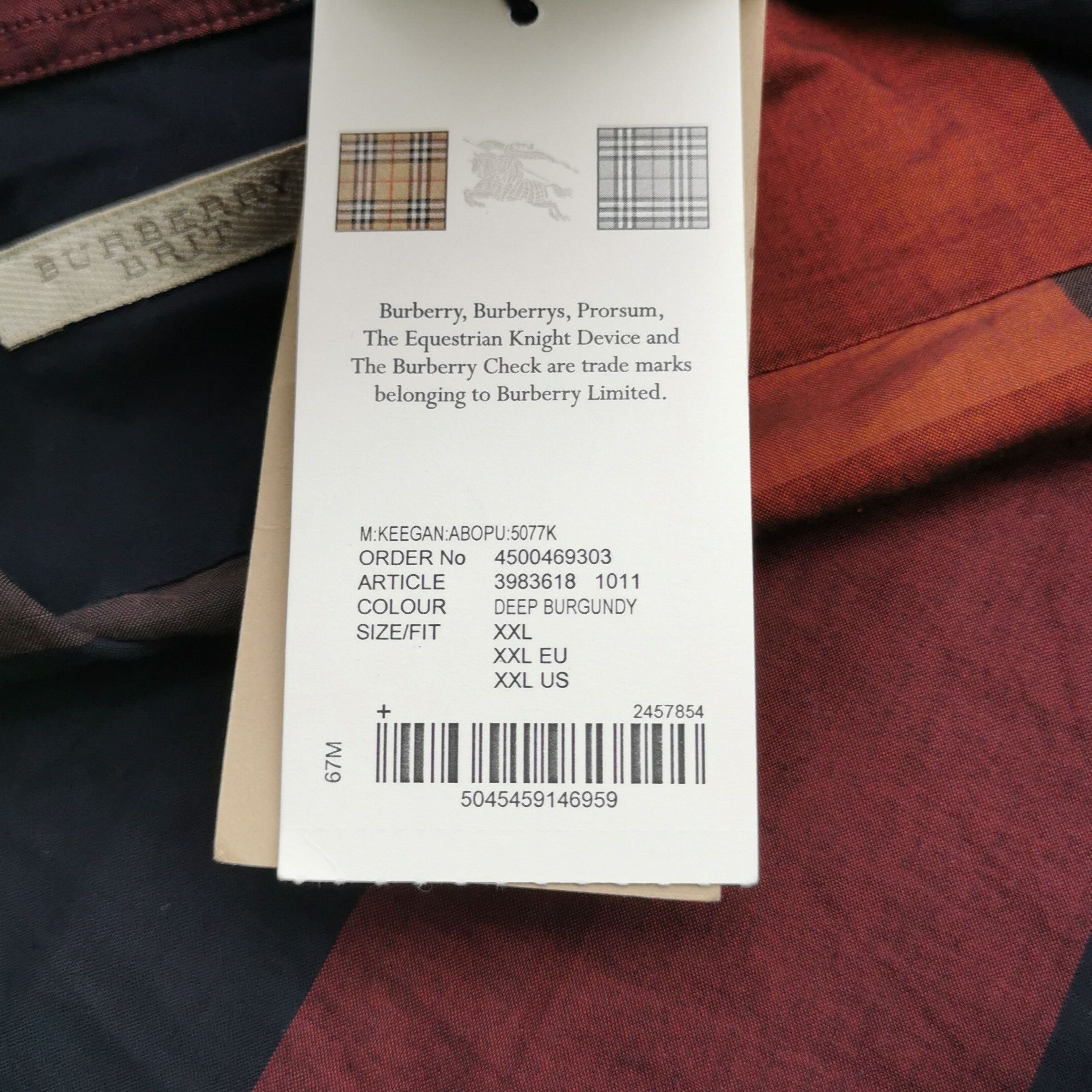 Burberry Burberry Men xxl Button Ups Size US XXL / EU 58 / 5 - 10 Thumbnail