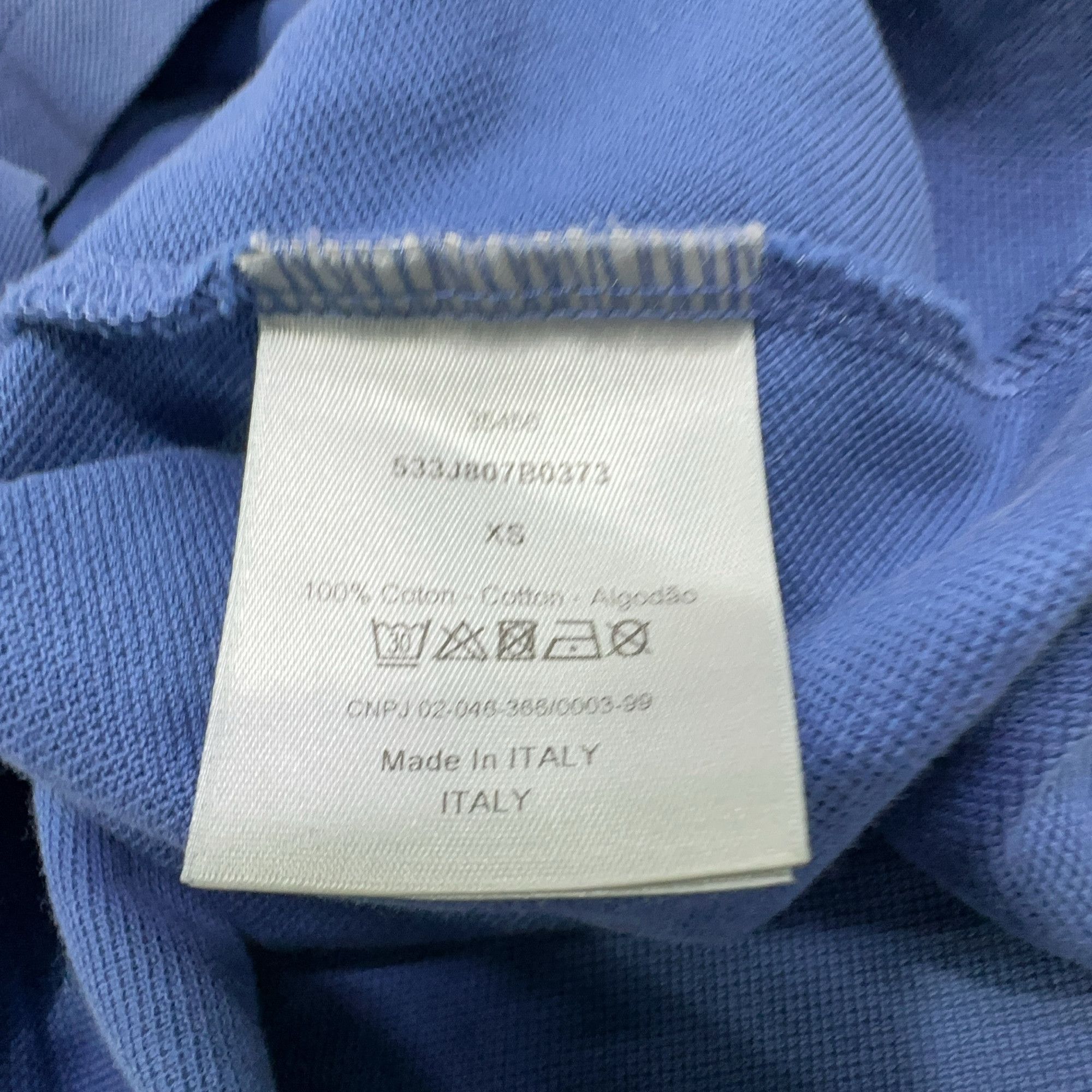 Dior Dior Bee Embroidery Blue Polo Shirt XS Size US XS / EU 42 / 0 - 5 Thumbnail